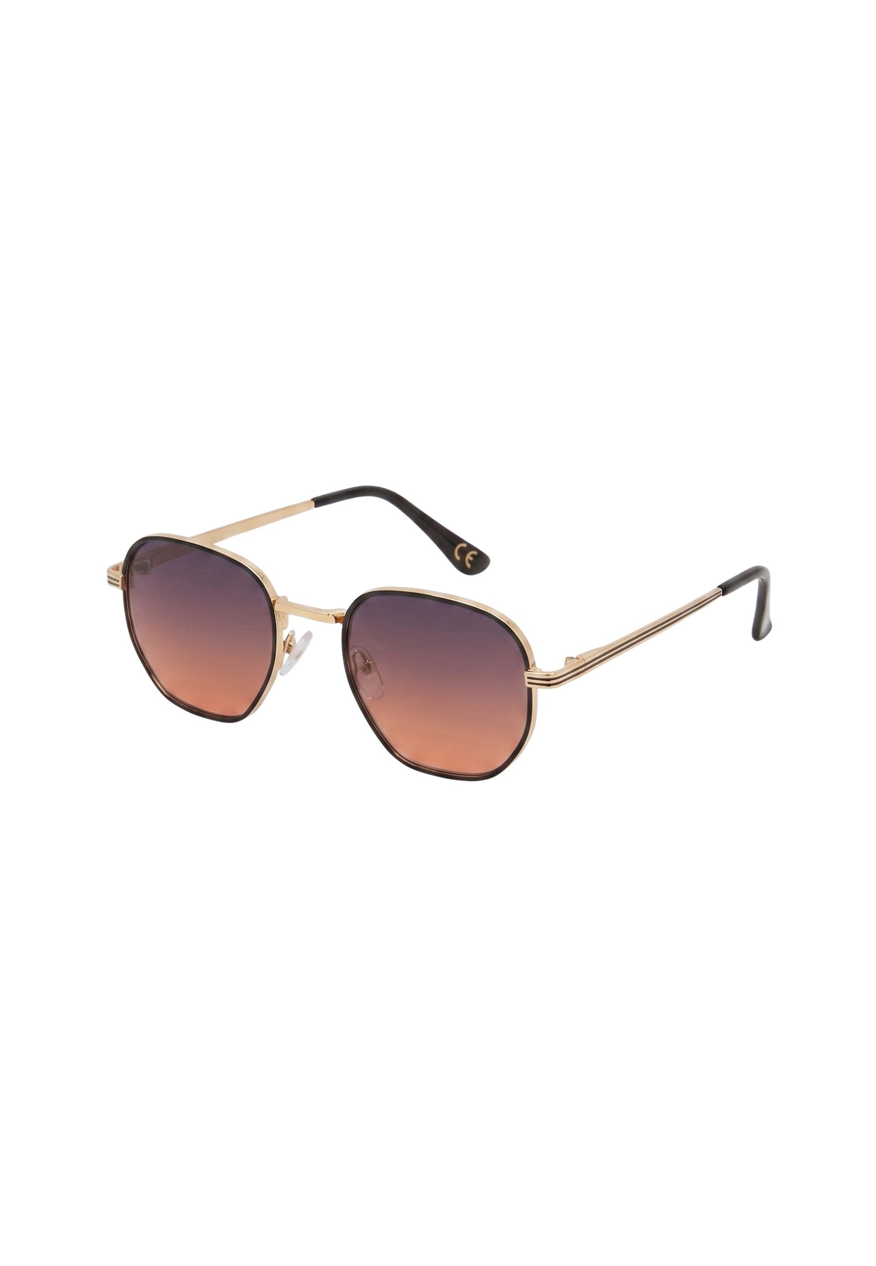 Diademita Sonnenbrille Solo-Solis Retro Rectangle Sonnenbrille (Set)