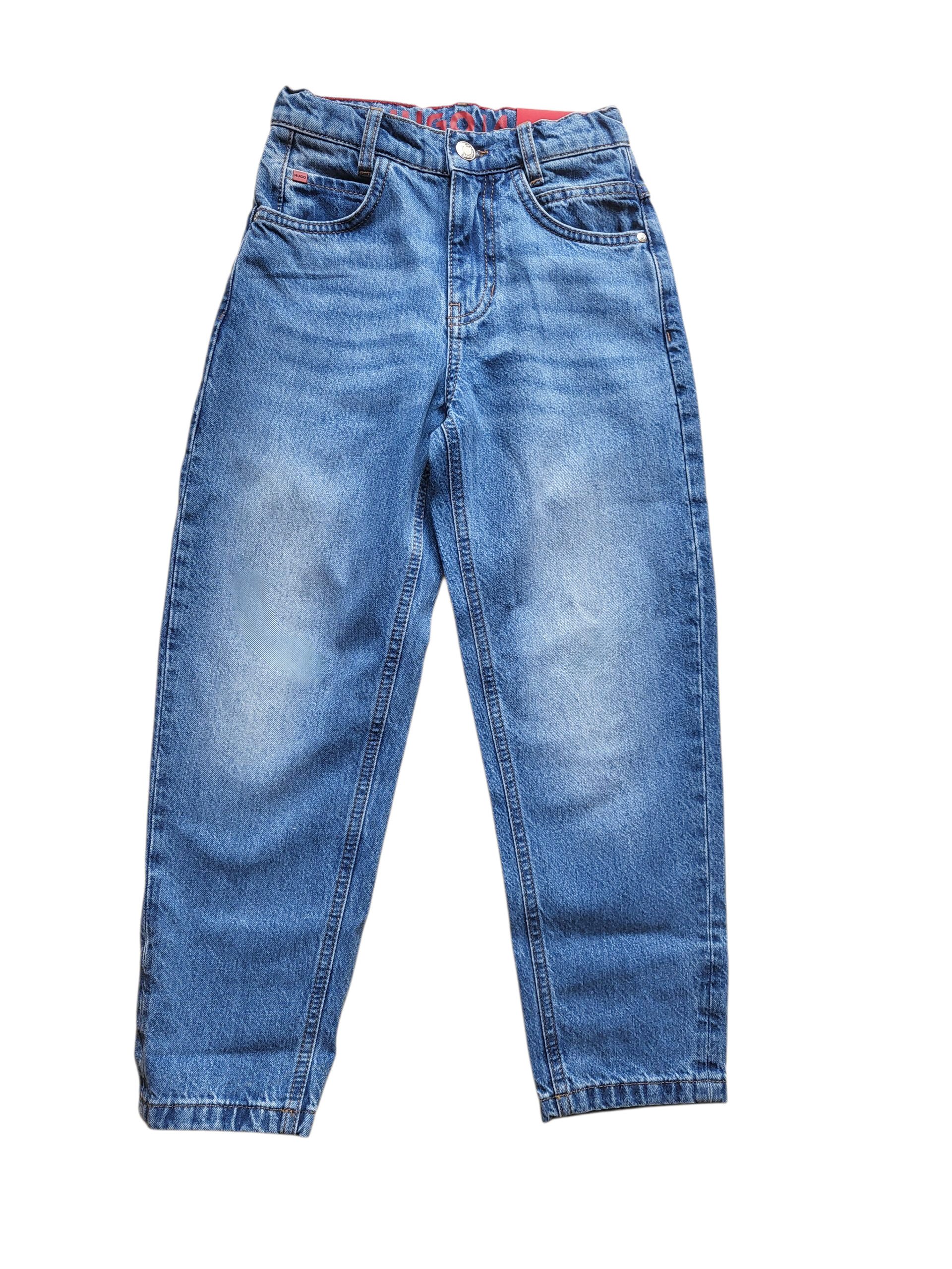 HUGO Bequeme Jeans HUGO Jeans Kids Double Stone + Brush, lockere Passform