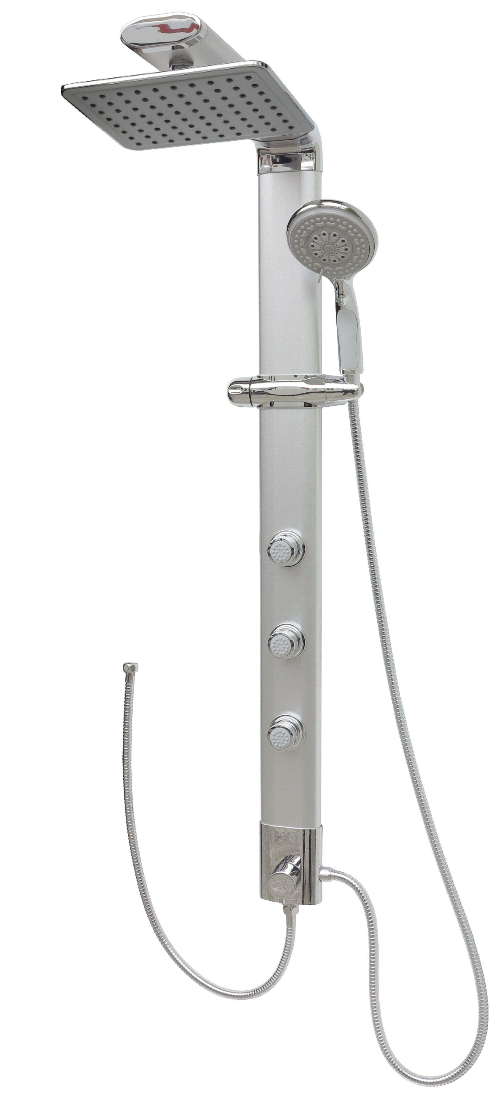 LED Regendusche Duschpaneel Duschsäule Duschset mit Handbrause Edelstahl Profi 