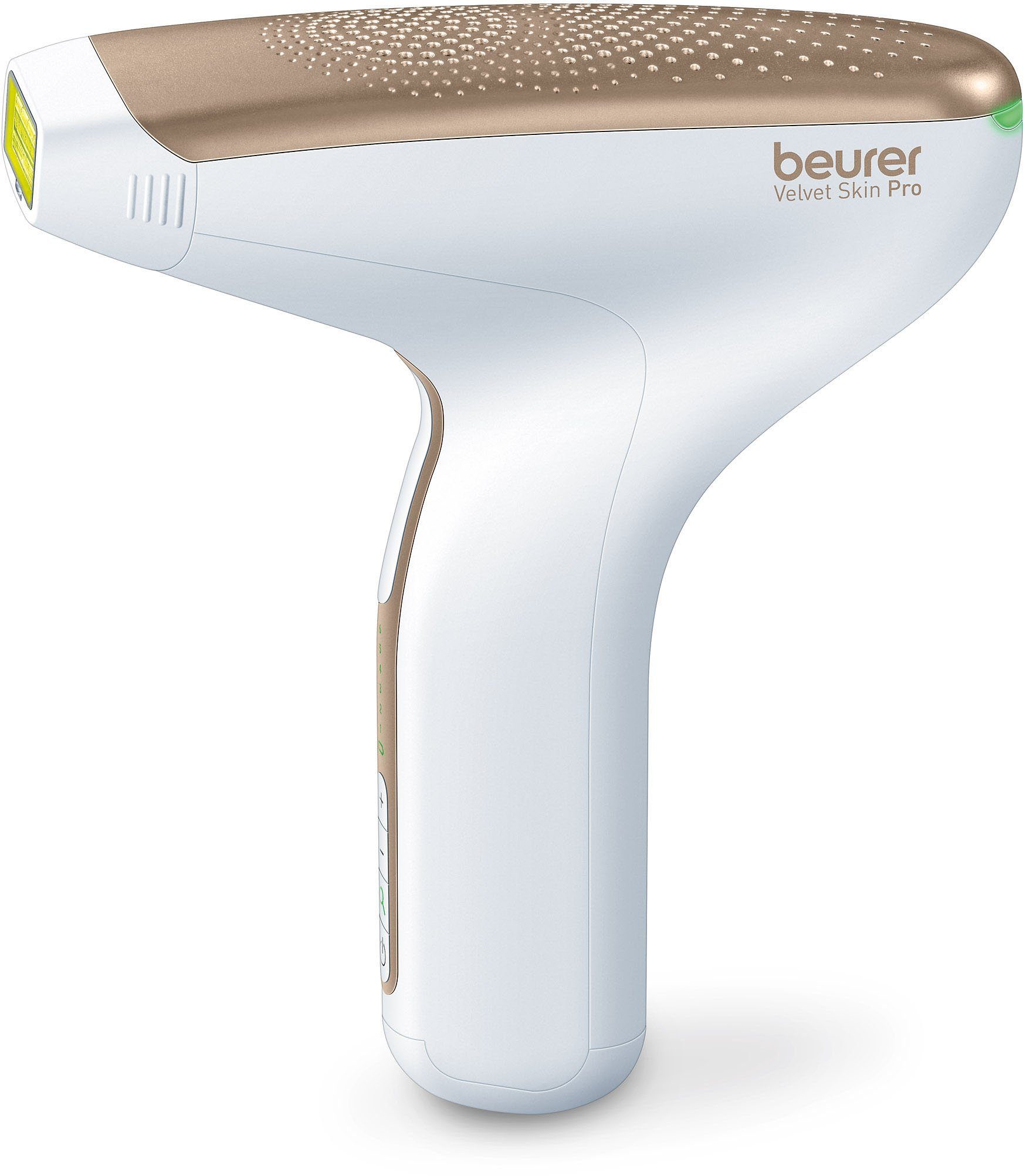 BEURER IPL-Haarentferner Velvet Skin Akkubetrieb Pro, Anwendung, 300000 Lichtimpulse, Hauttonerkennung, schnelle Automatische