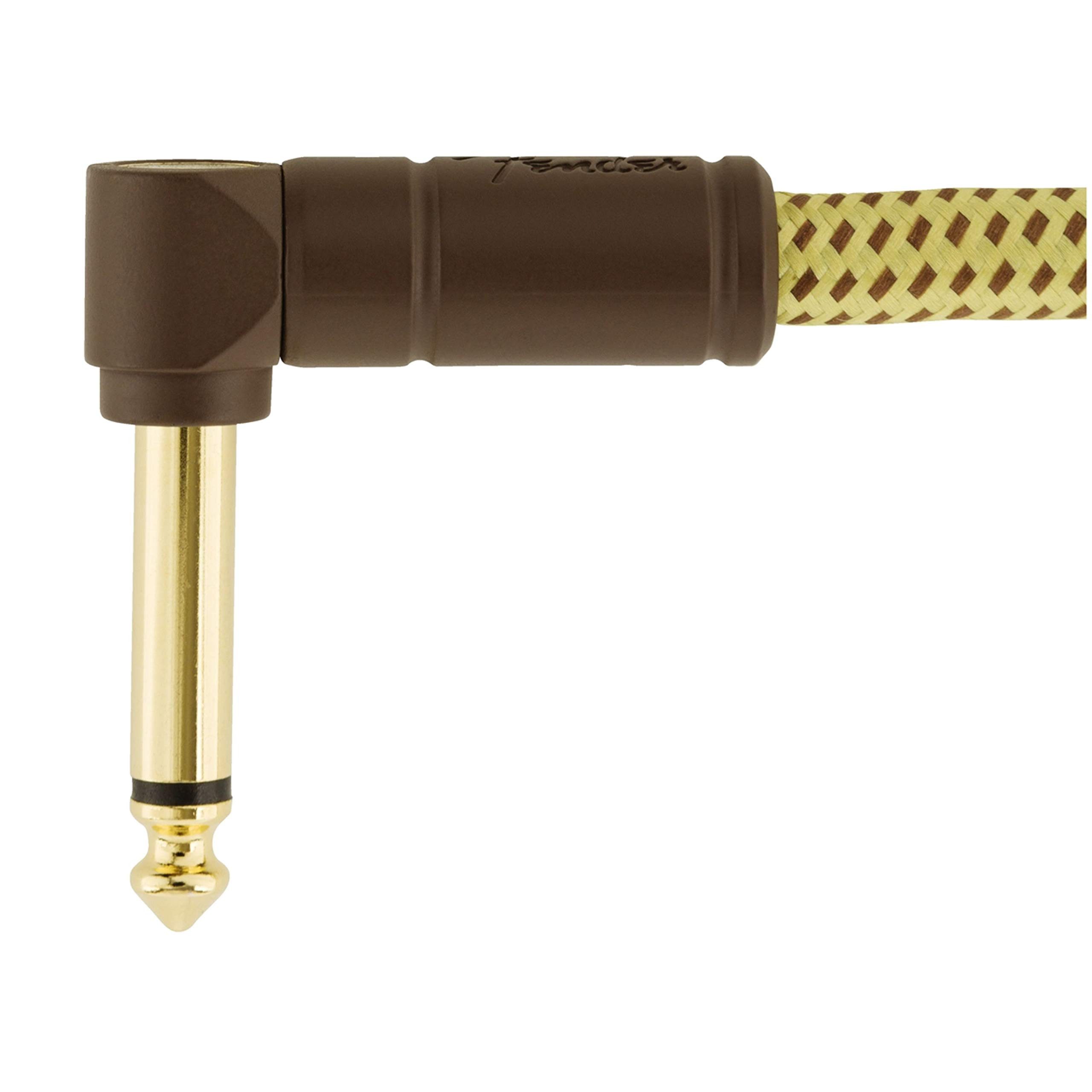 Fender Audio-Kabel, Deluxe Tweed Patch Cable 30 cm - Stereo Patchkabel