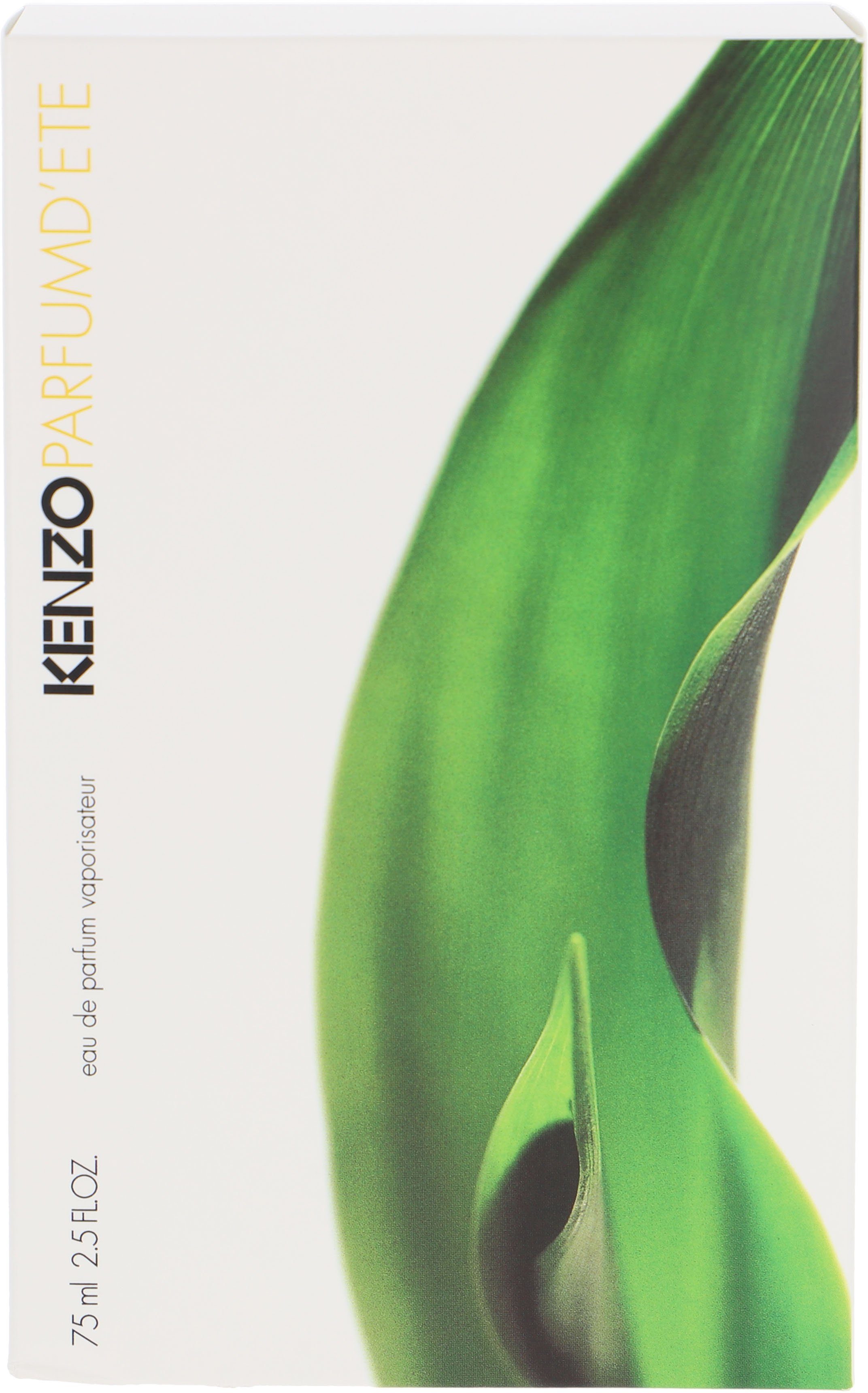 KENZO Eau de Parfum, mit einem blattförmigen Flakon
