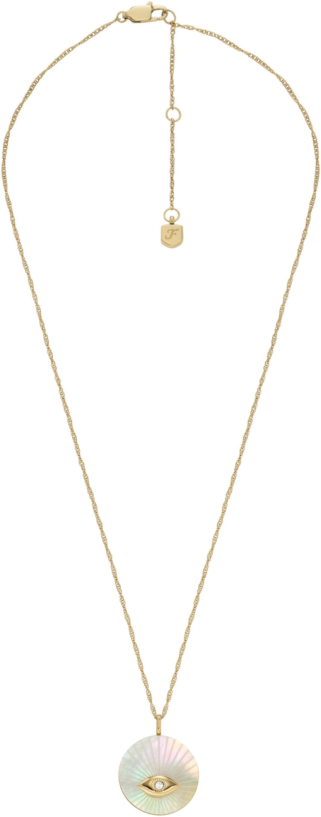 Fossil Kette mit Anhänger Schmuck Edels...