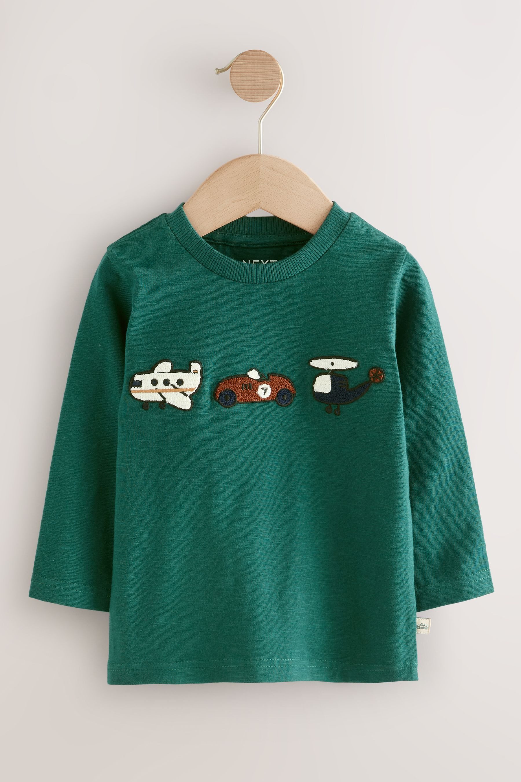 Next Langarmshirt Langärmeliges Shirt mit Applikation günstig online kaufen