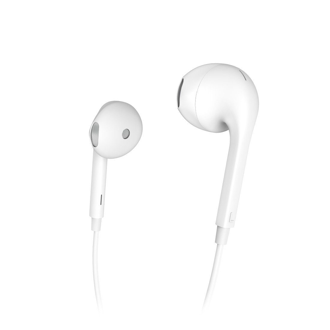 Hama Kopfhörer "Glow", Earbuds, Lightning Mikrofon, (Lightning In-Ear-Kopfhörer Stecker) weiß