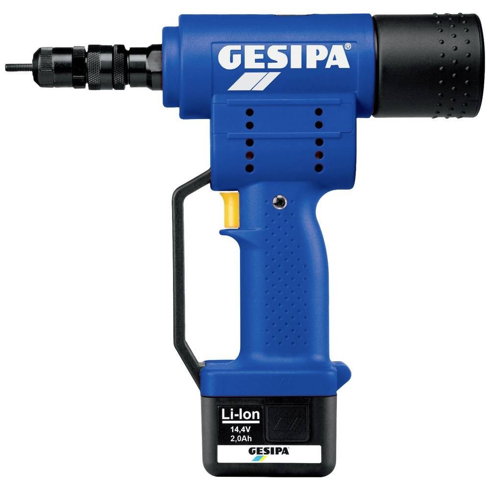 GESIPA Akku-Schrauber mit 1 Li-Ion Akku 2.0 Ah / Ladegerät im Koffer 1457414, inkl. Akku, inkl. Ladegerät, inkl. Koffer