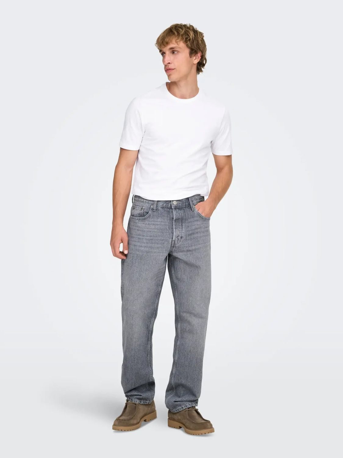 ONLY & SONS T-Shirt (Set) ohne Innenetiketten, mit Nackenband für stabilen Sitz im 4er SPARPACK – Bild 5 von 5