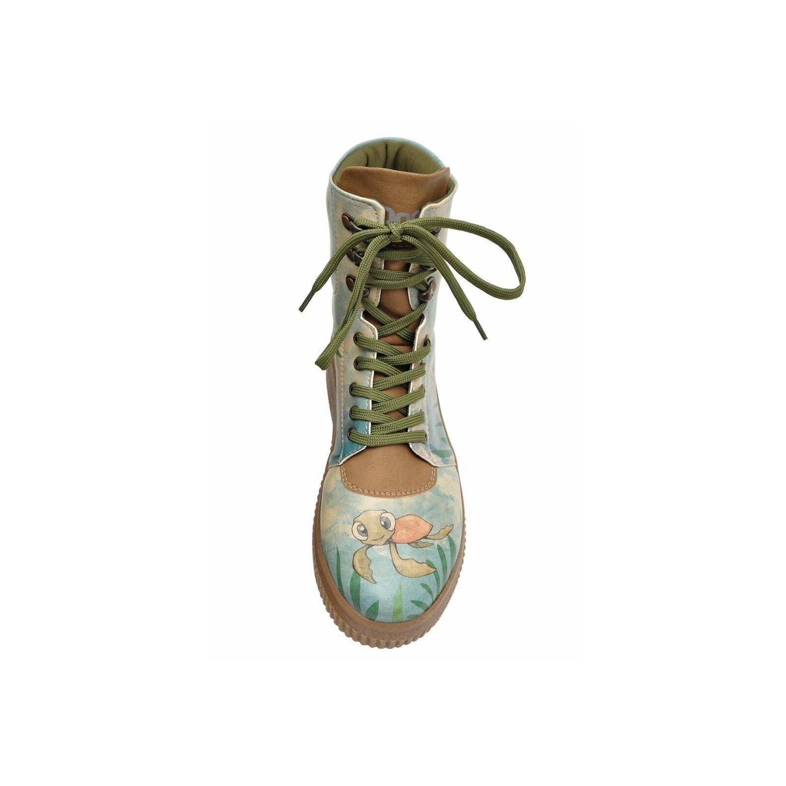 DOGO Future High Top Boots Caretta Damen Stiefeletten Schnürboots Handgefertigt