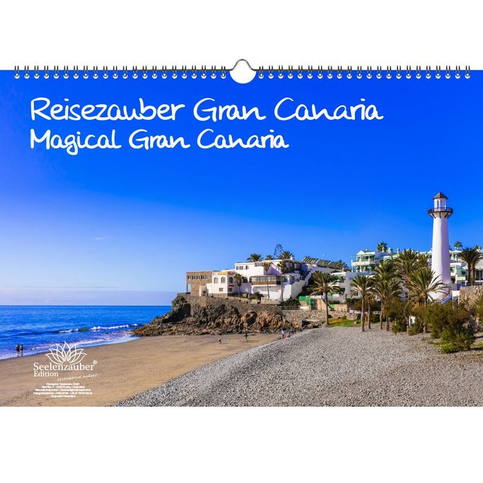 Seelenzauber ewige Kalender Reisezauber Gran Canaria Immerwährender Kalender DIN A3 Kanaren -
