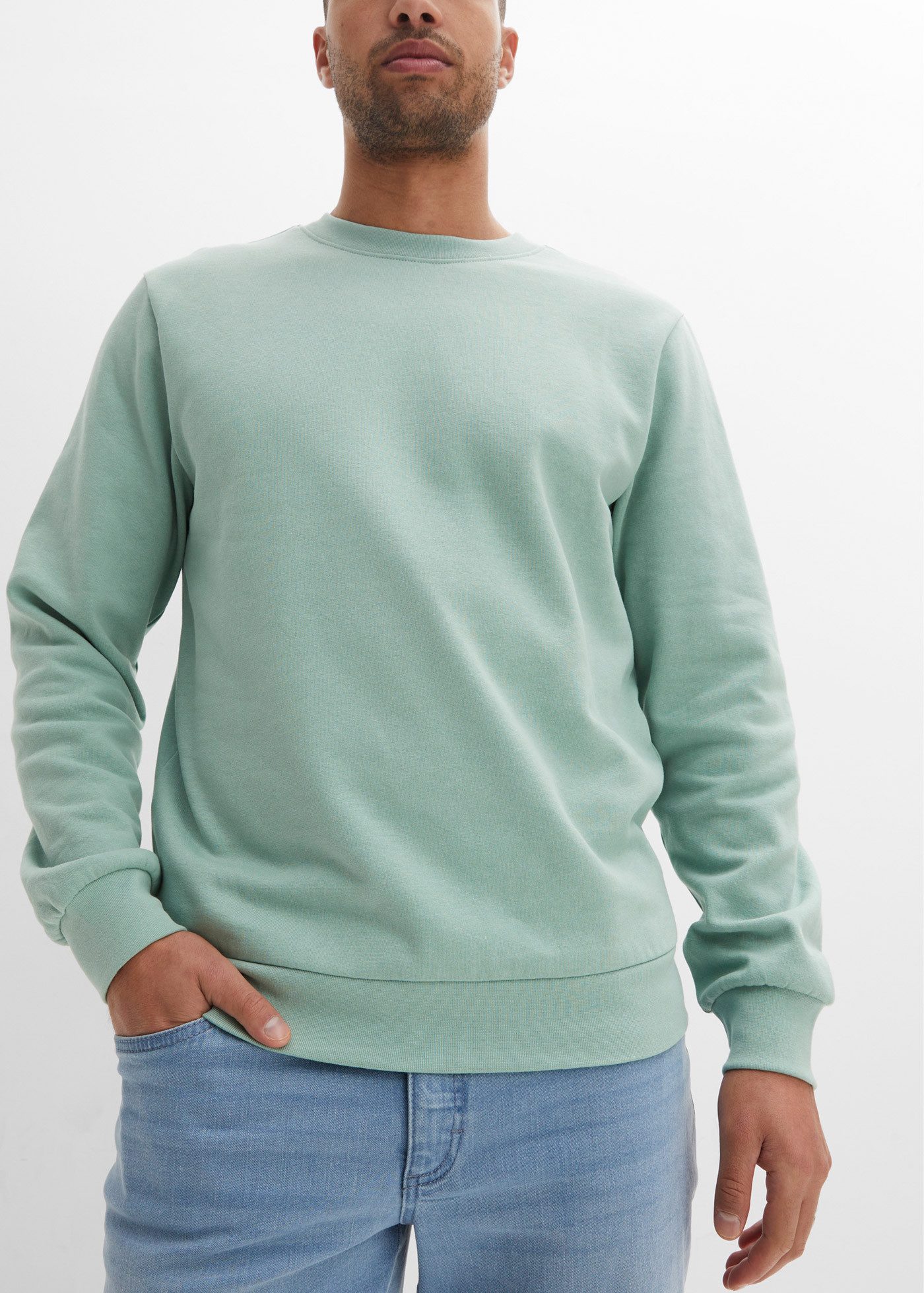 bonprix Sweatshirt mit Rundhalsauschnitt