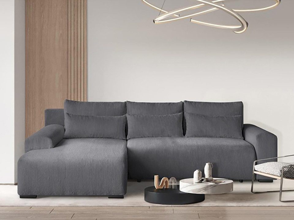 Beautysofa Ecksofa Benny, mit Schlaffunktion, Bettkasten, günstig online kaufen