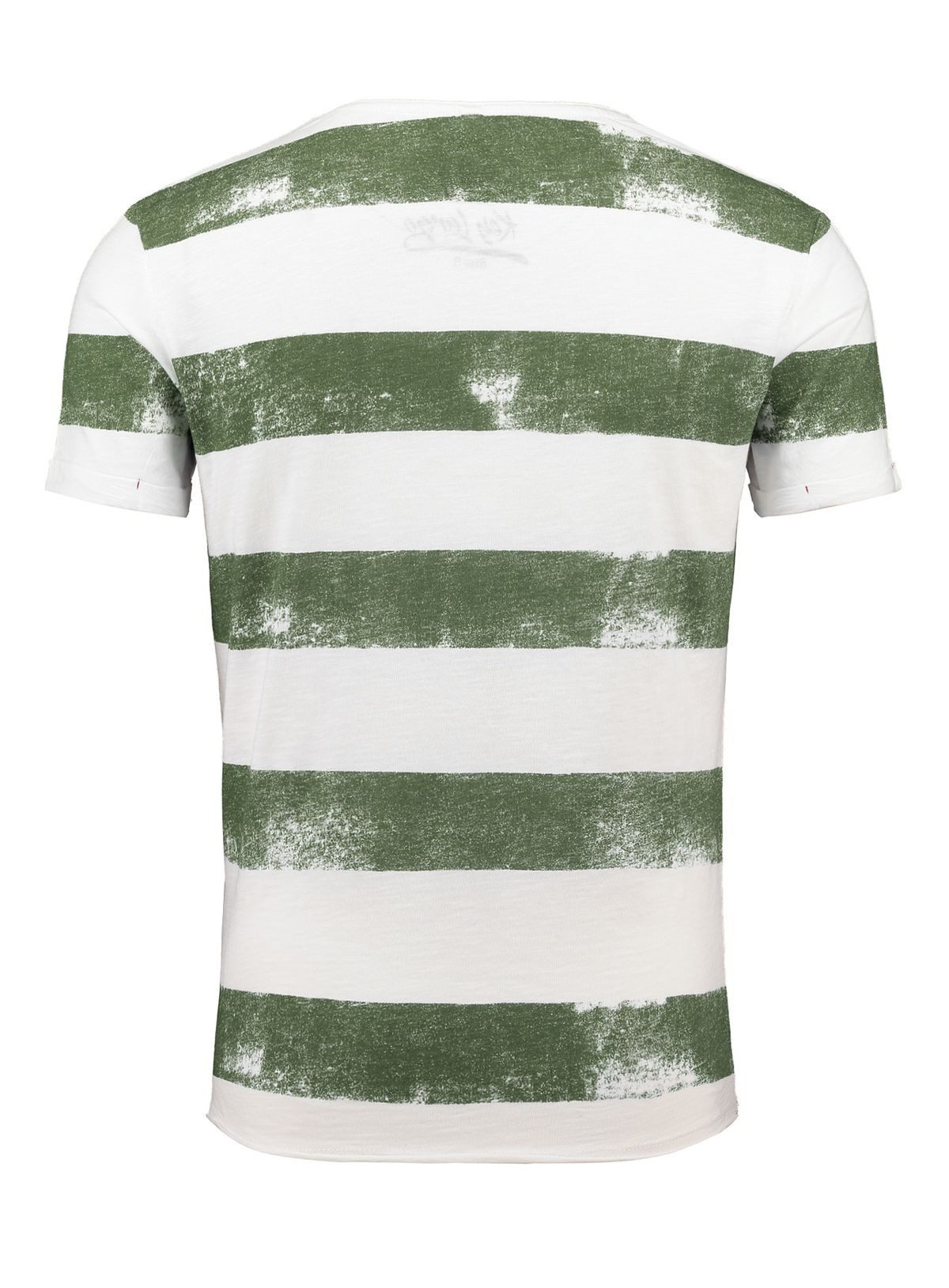 Key Largo T-Shirt Airflight vintage Look MT00238 V-Auschnitt gestreift kurzarm slim fit