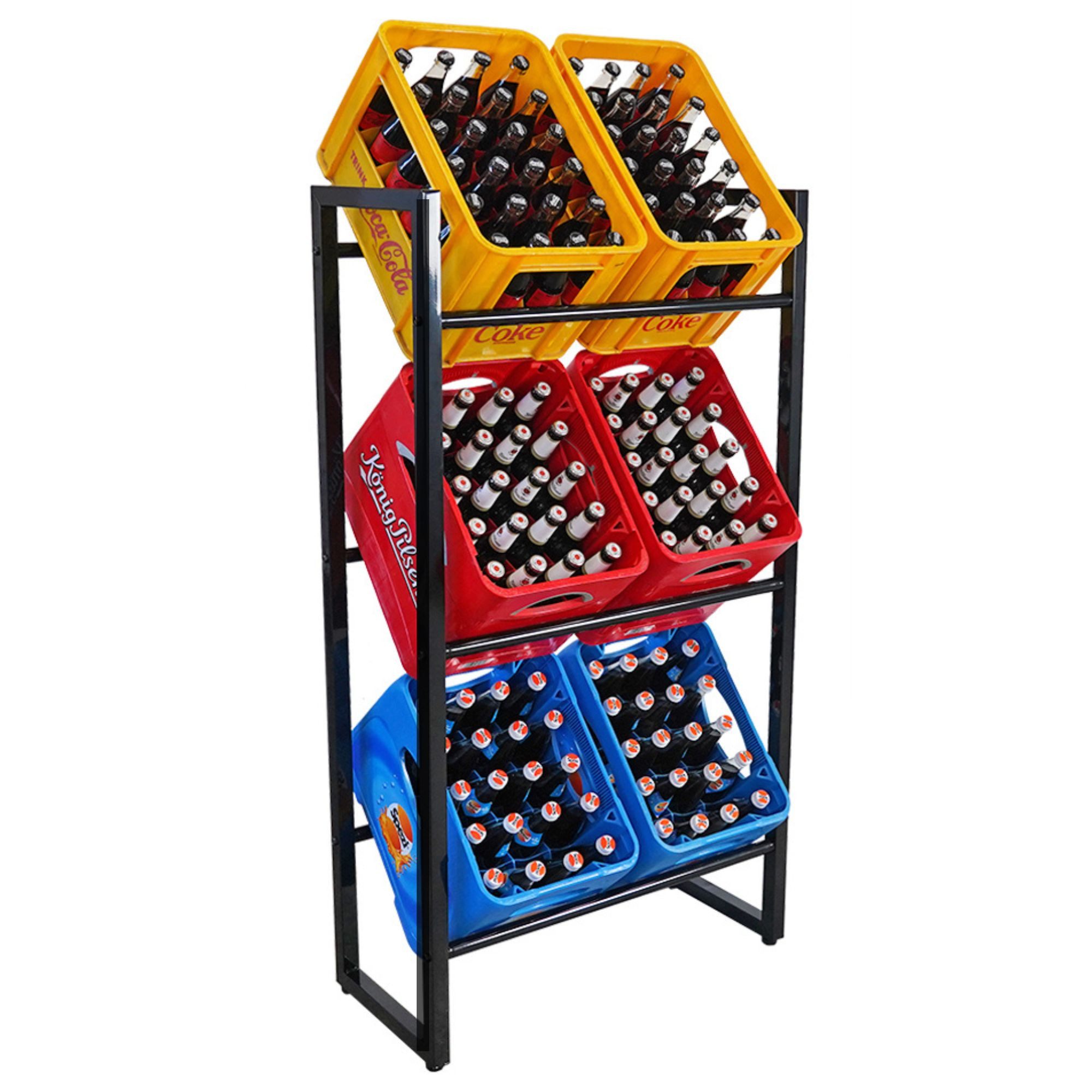 PROREGAL® Flaschenregal Getränkekistenregal Kastenregal Kistenregal KÖNIGSS günstig online kaufen