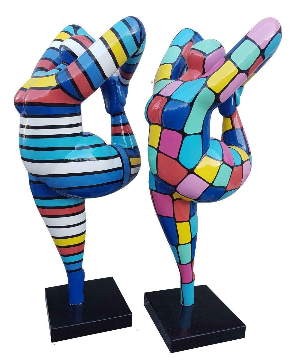 JVmoebel Skulptur, Designer Abstrakte Figuren Moderne Dekorationen Figuren Frau Skulptur Skulpturen