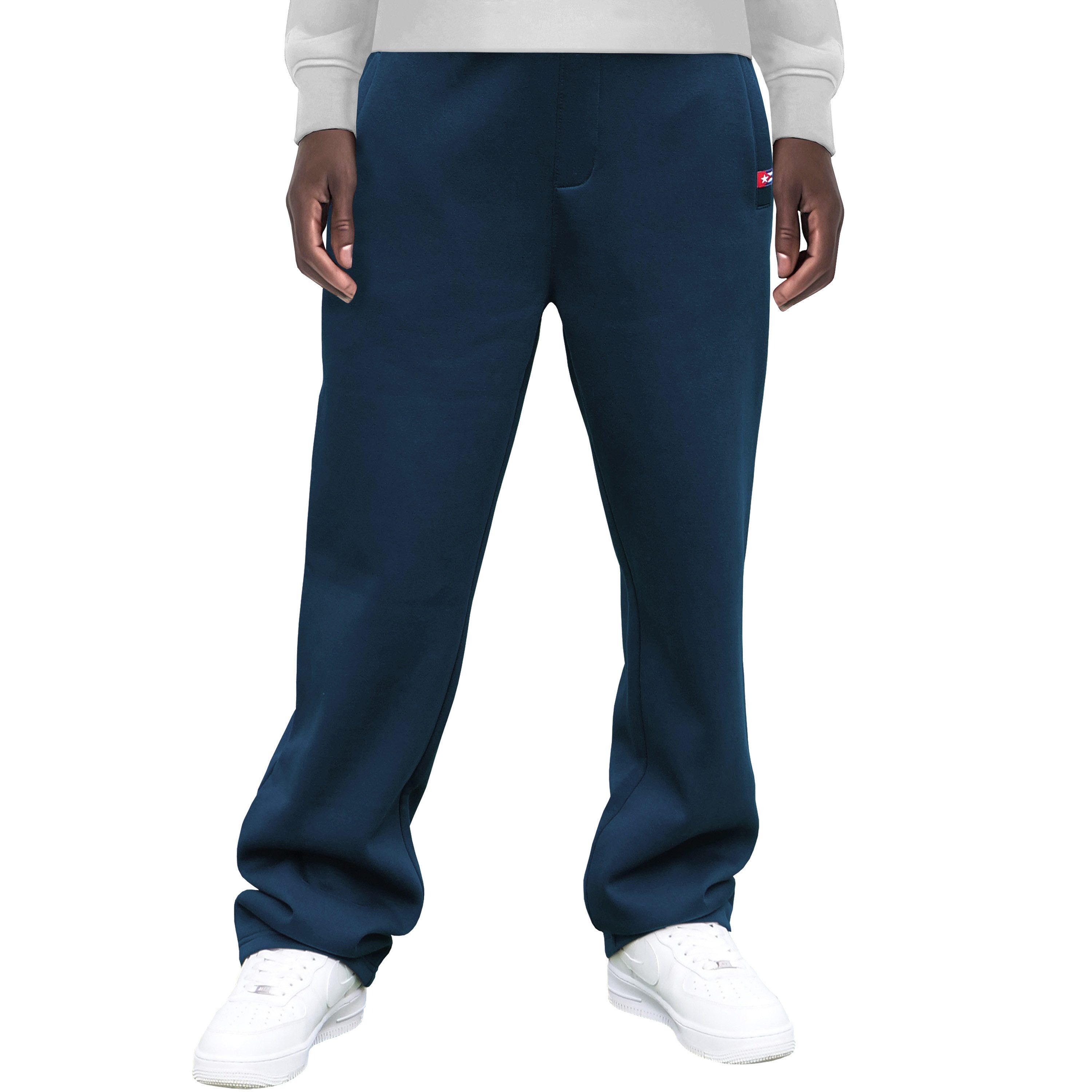 CUBAIANS Jogginghose Artemisa Herren Loose Fit Gerades Bein Pant Hose Freiz günstig online kaufen