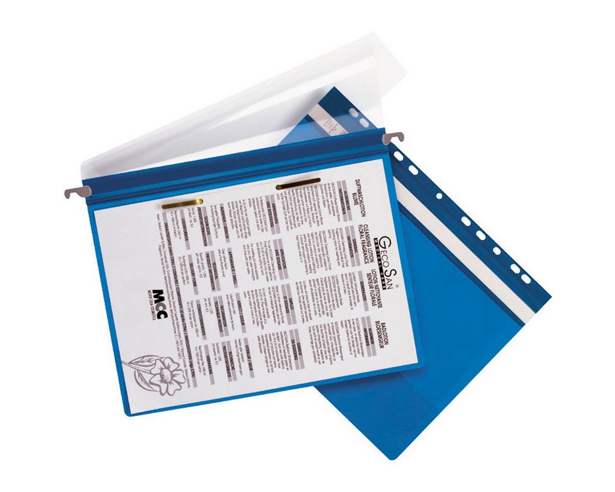 Thumbnail - DURABLE Aktenordner DURABLE Einh„nge-Schnellhefter Economy, DIN A4, blau