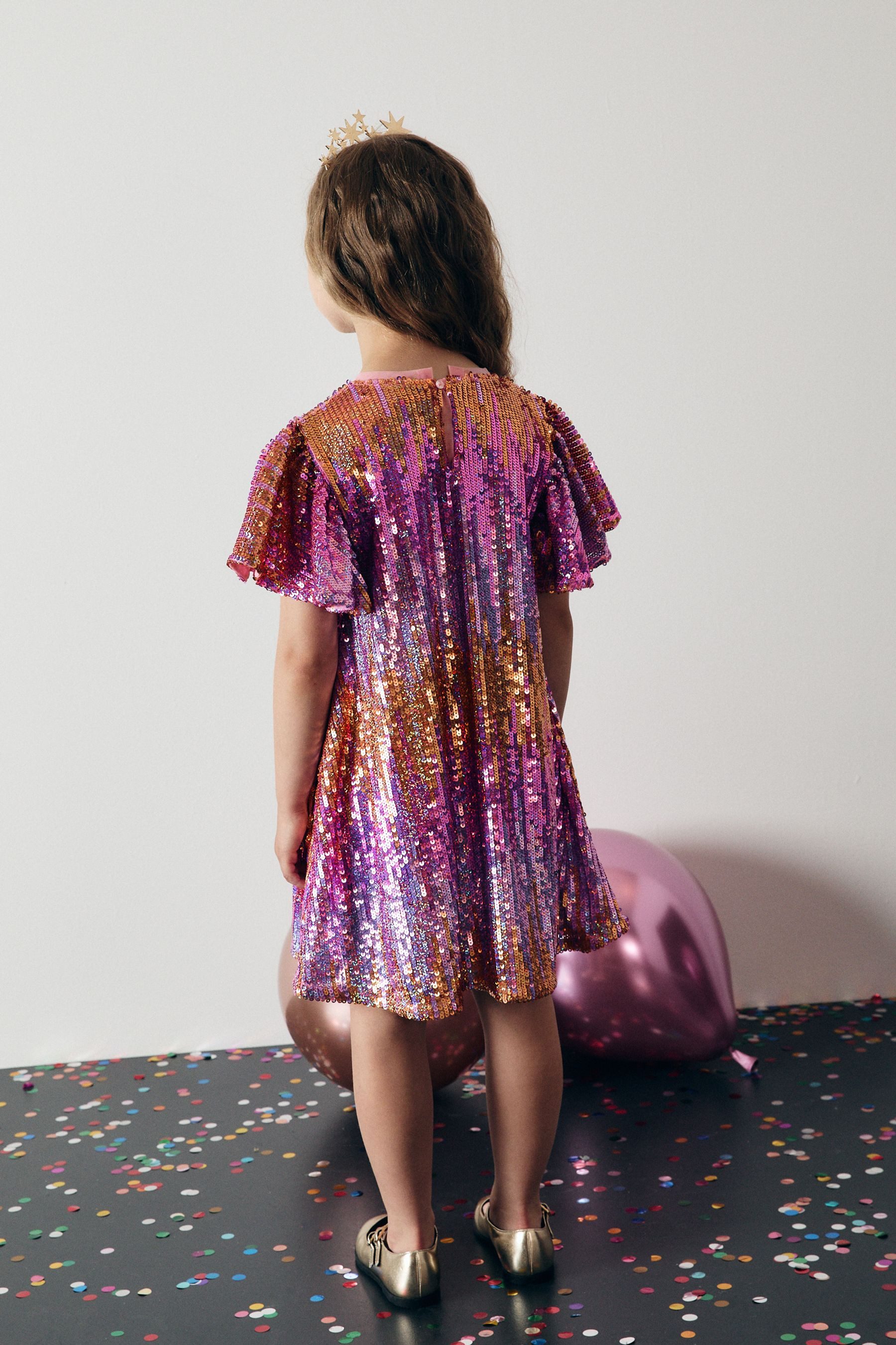 Next Partykleid Funkelndes Partykleid mit Pailletten (1-tlg)