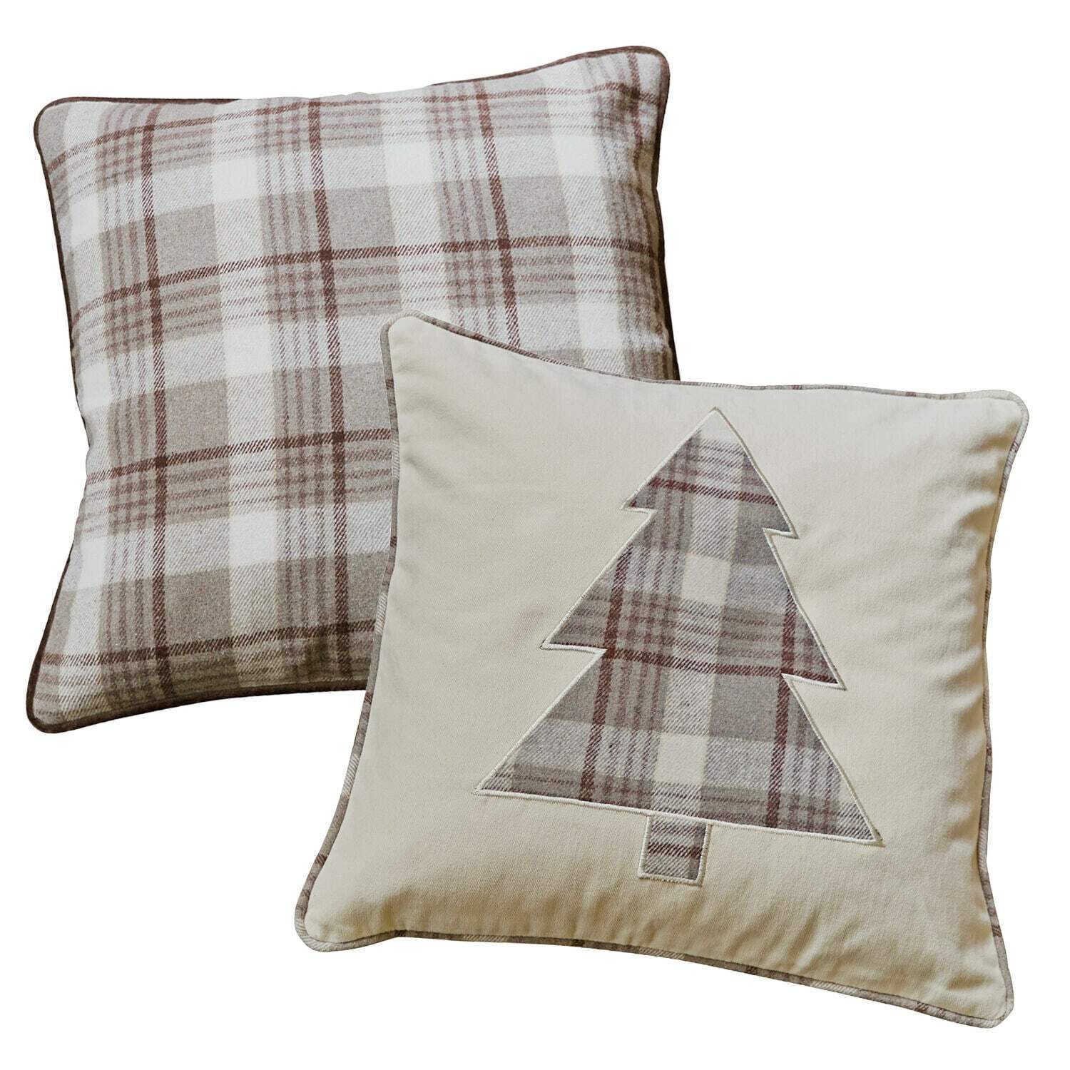 Mirabeau Kissenhülle Kissenhülle 2er Set Ersac braun/creme