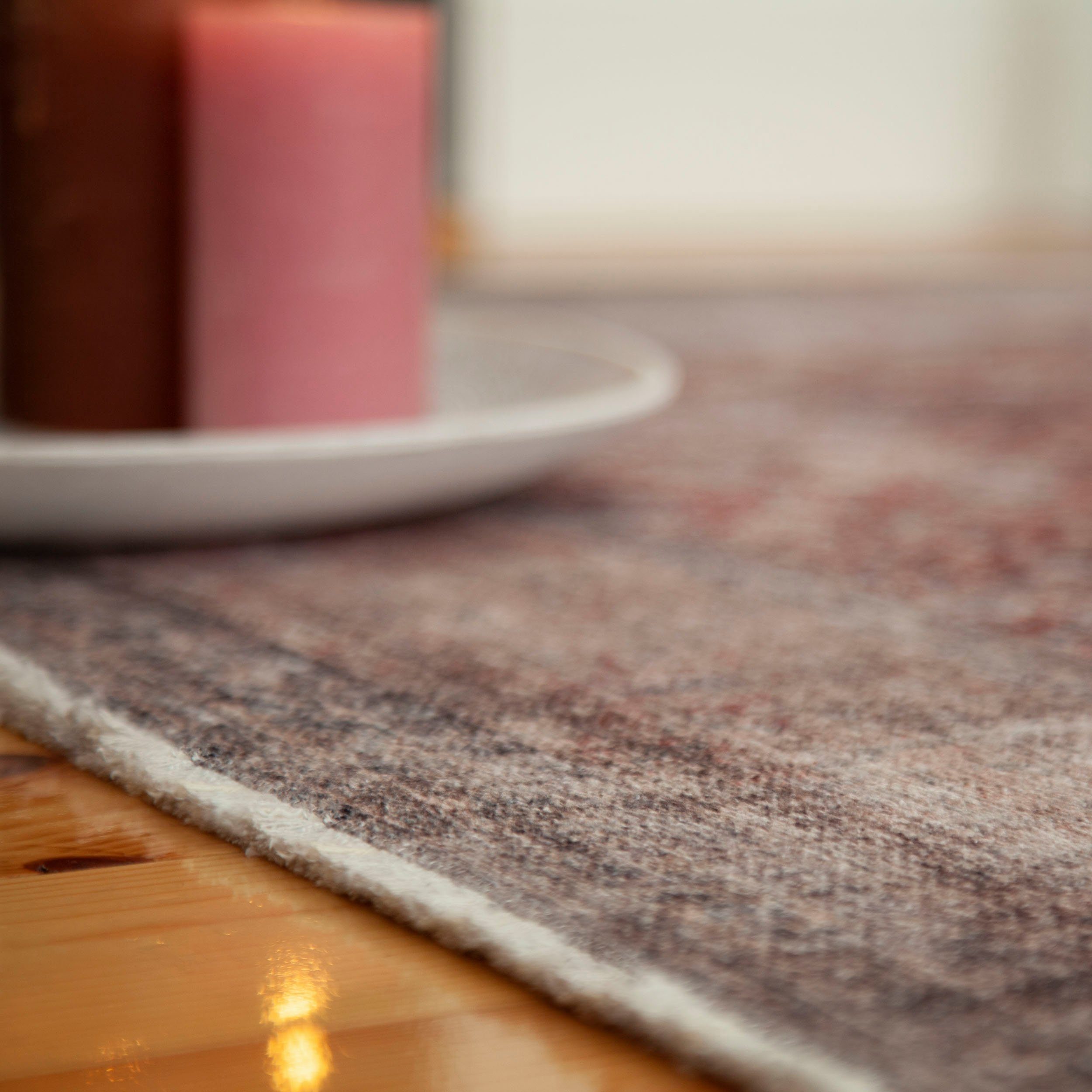 Obsession Teppich My Maurea 780, rechteckig, Höhe: 6 mm, Orientalisches Muster, Vintage Design, mit Fransen, Wohnzimmer