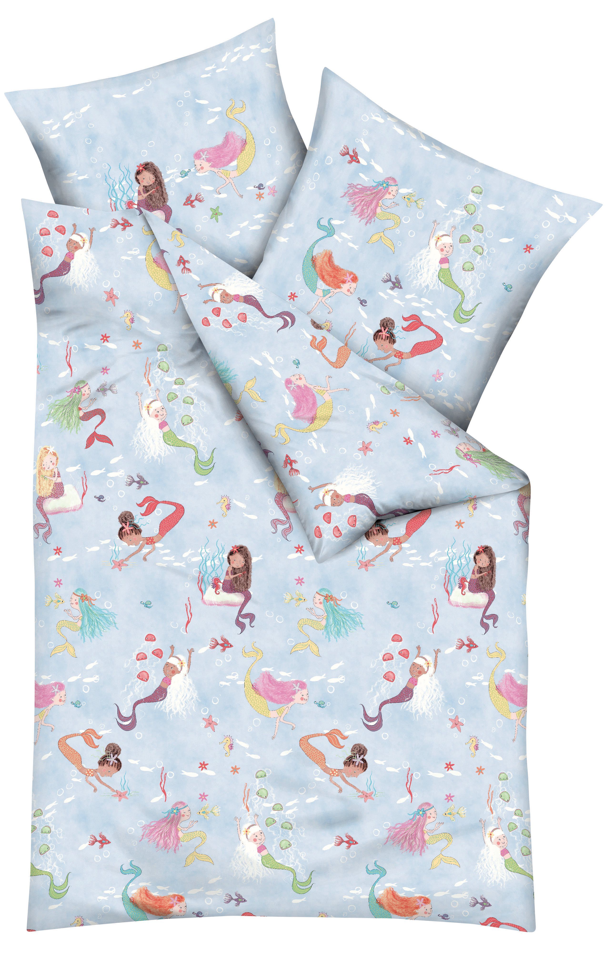 Kaeppel Kinderbettwäsche Mermaids, Renforcé, angenehm wärmend günstig online kaufen