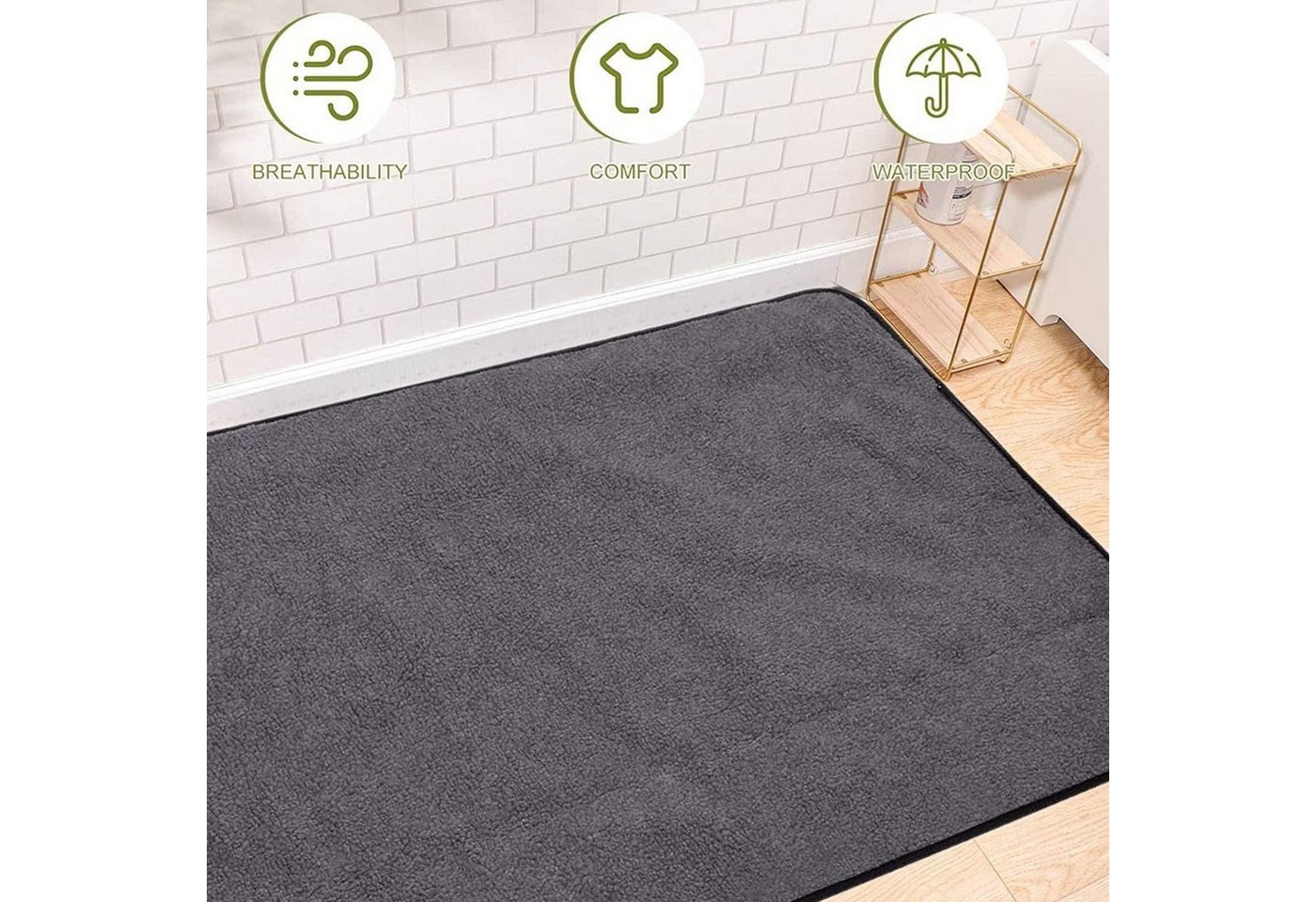 Thumbnail - bangminda Schutzkragen Faltbare wasserdichte Haustier Decke Katze Hundematte 100x70cm Outdoor