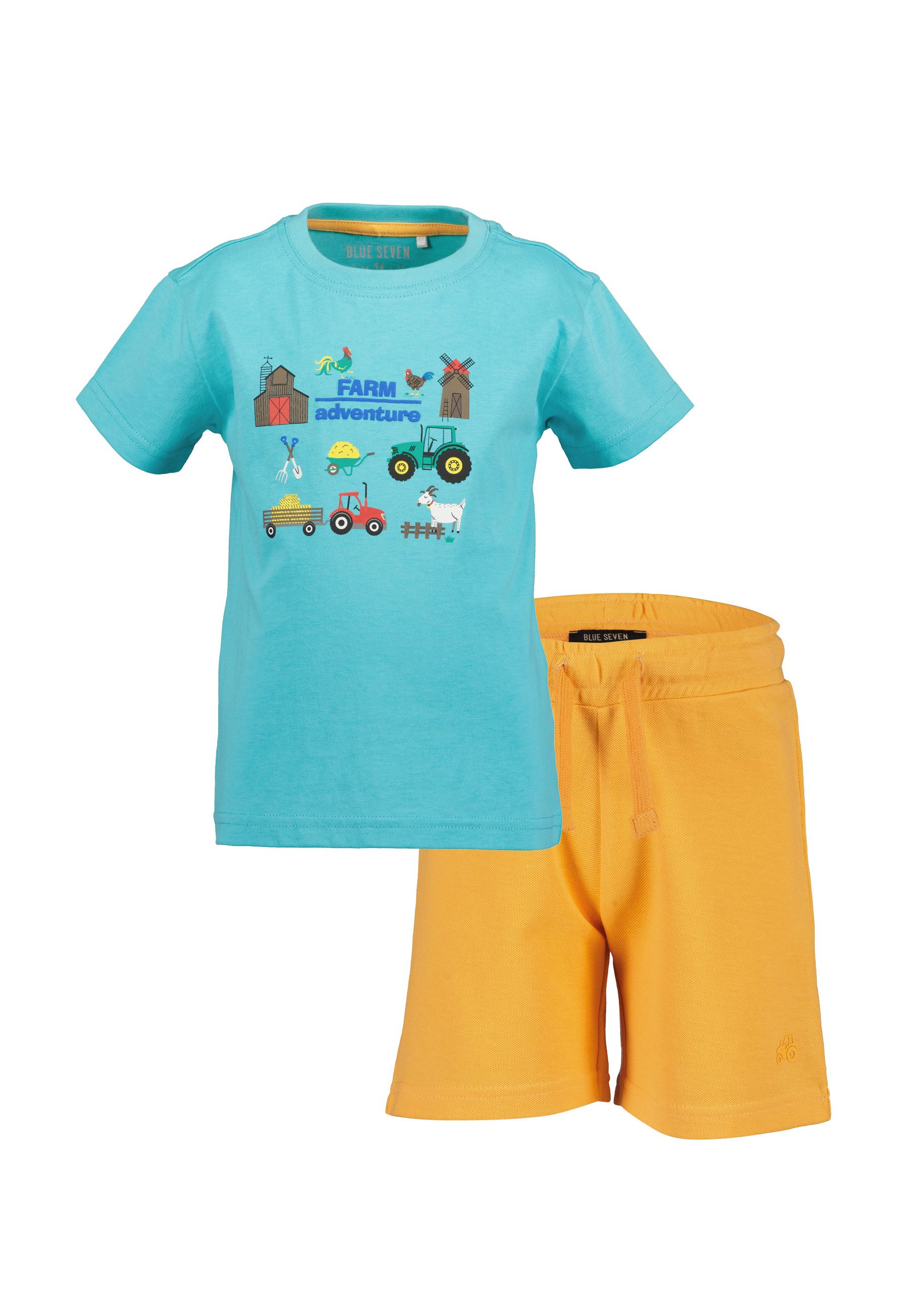 Blue Seven Shirt & Shorts (Set, 2-tlg)