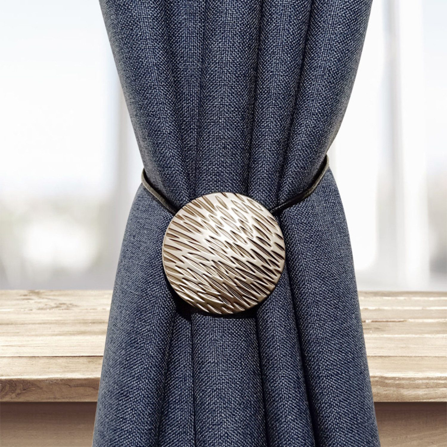BYSURE Raffhalter, Metall-Vorhangband mit magnetischer Schnalle günstig online kaufen