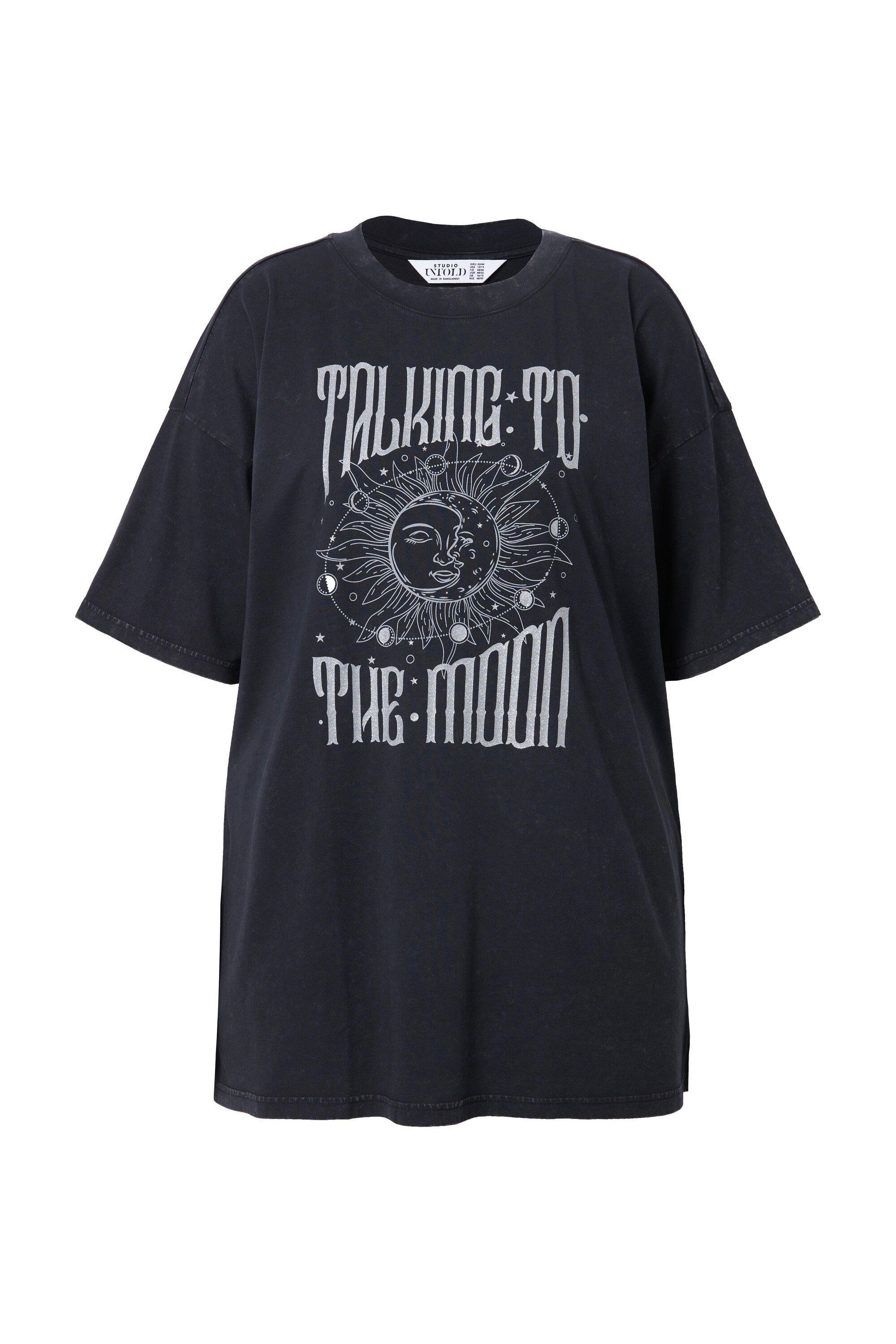 T-Shirt T-Shirt Oversized Vintage Look Sun-Print