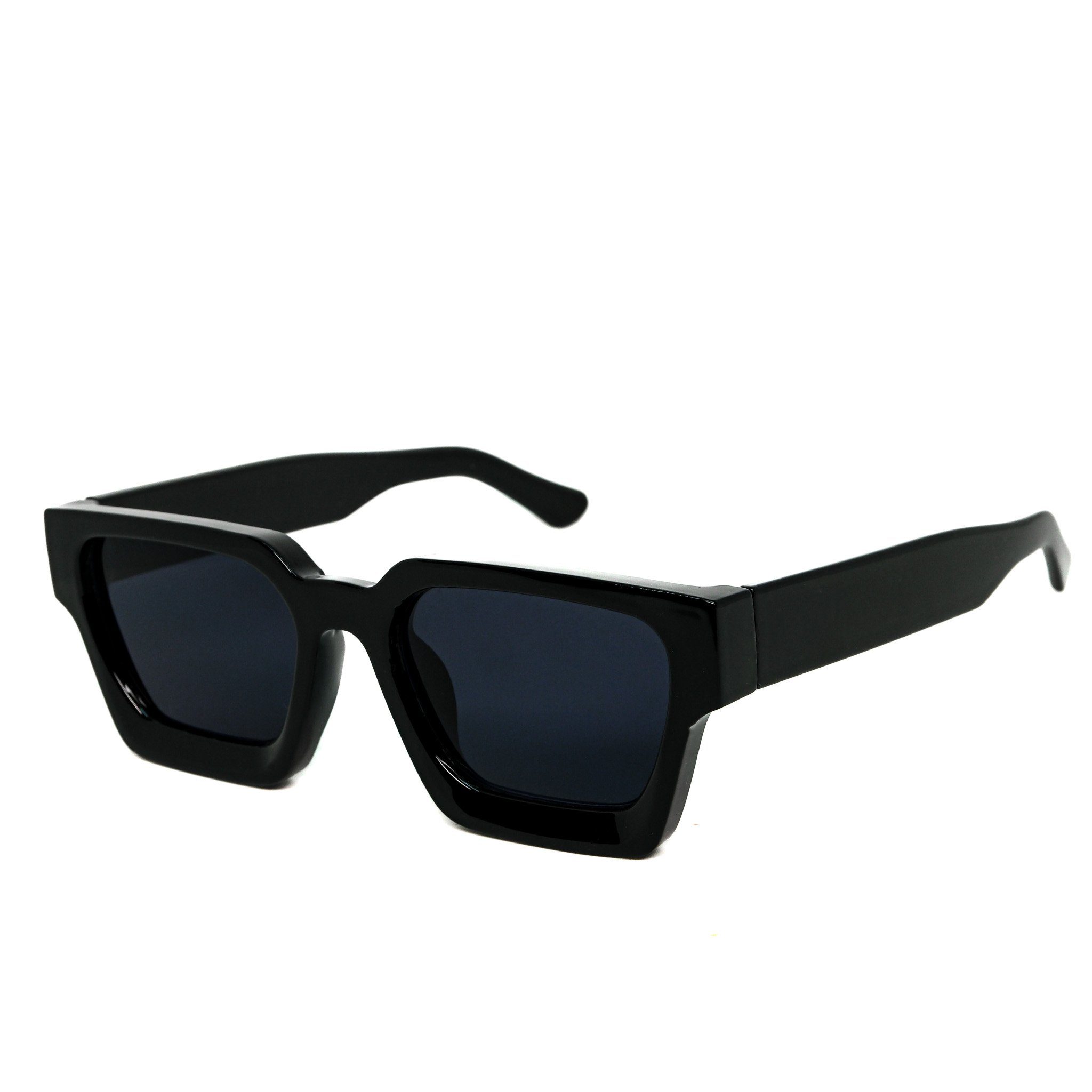salazar.plus Sonnenbrille Dick Rechteckig Premium Unisex Klotzig Damen Herren Brille Klotzige rechteckige Sonnenbrille UV400 Cat.1-3 leicht & stylisch