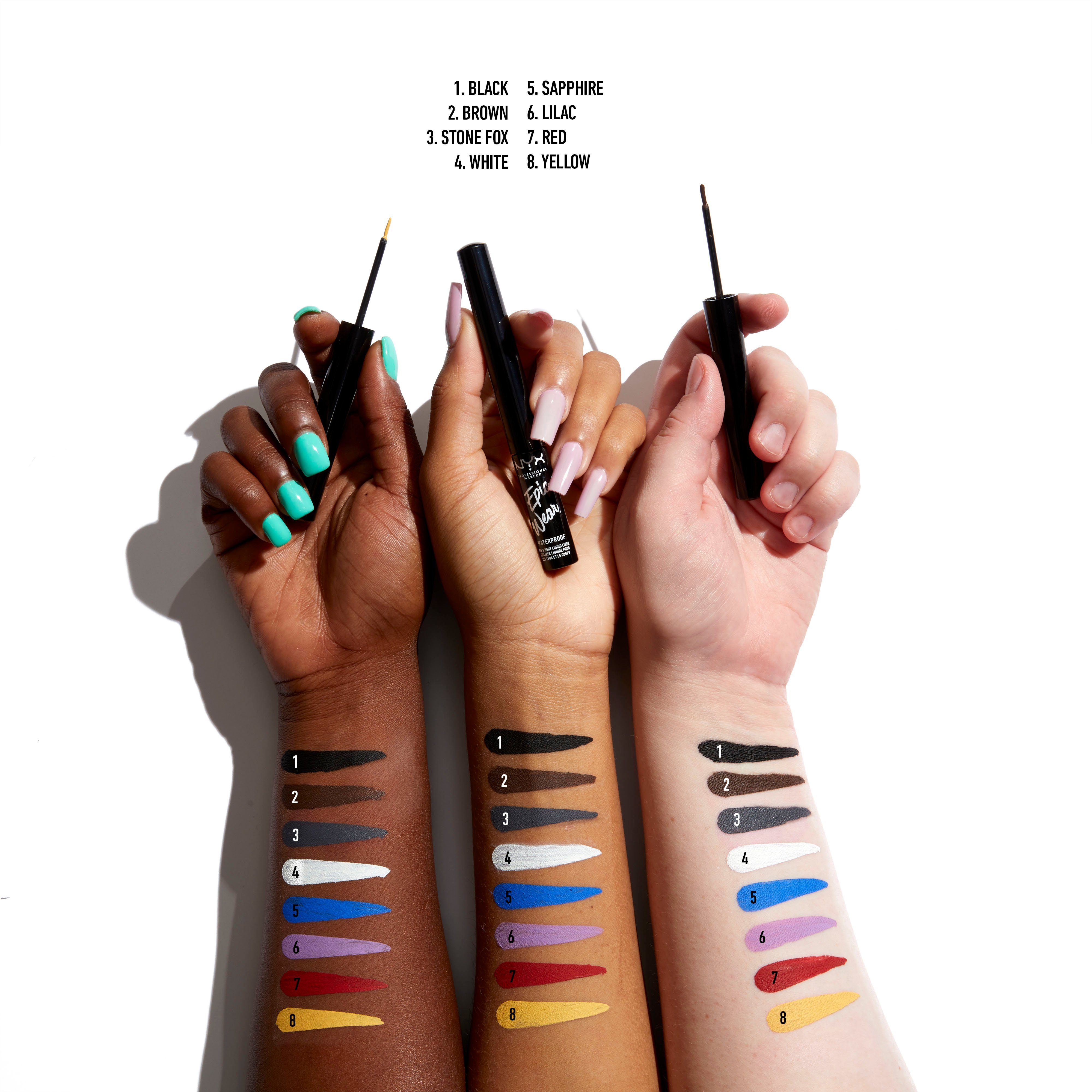 NYX Eyeliner Epic Wear Liquid Liner, mit Lifting-Effekt