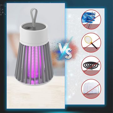 Houhence Insektenvernichter Insektenvernichter für drinnen und draußen,USB-LED-Lichtfalle