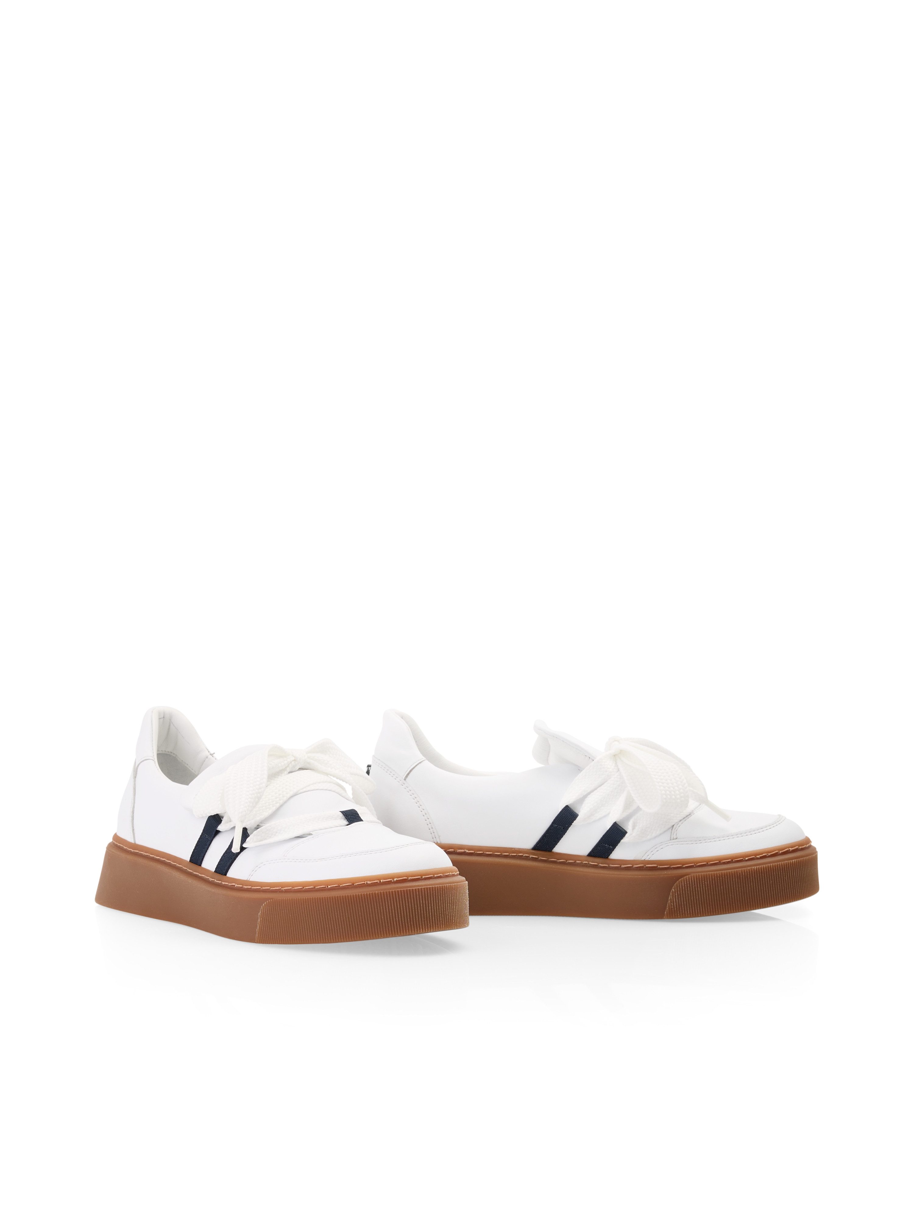 Marc Cain Sneaker mit markanten Schnürsenkeln Slipper