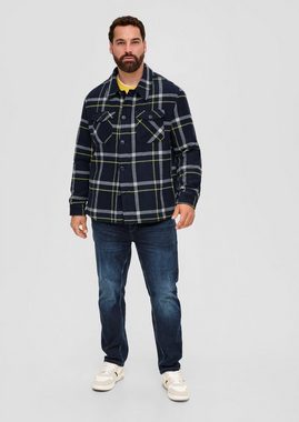 s.Oliver Outdoorjacke Overshirt in Flanell-Qualität