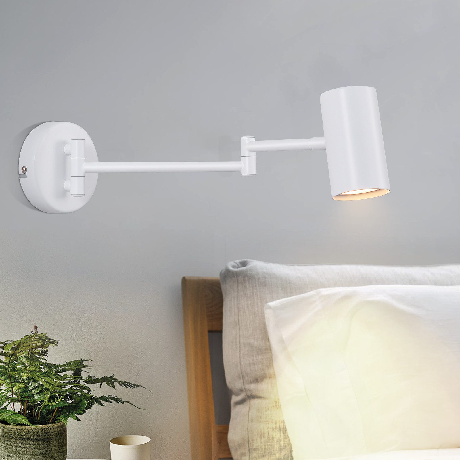Nettlife Wandleuchte Wandstrahler Weiß Innen GU10 günstig online kaufen