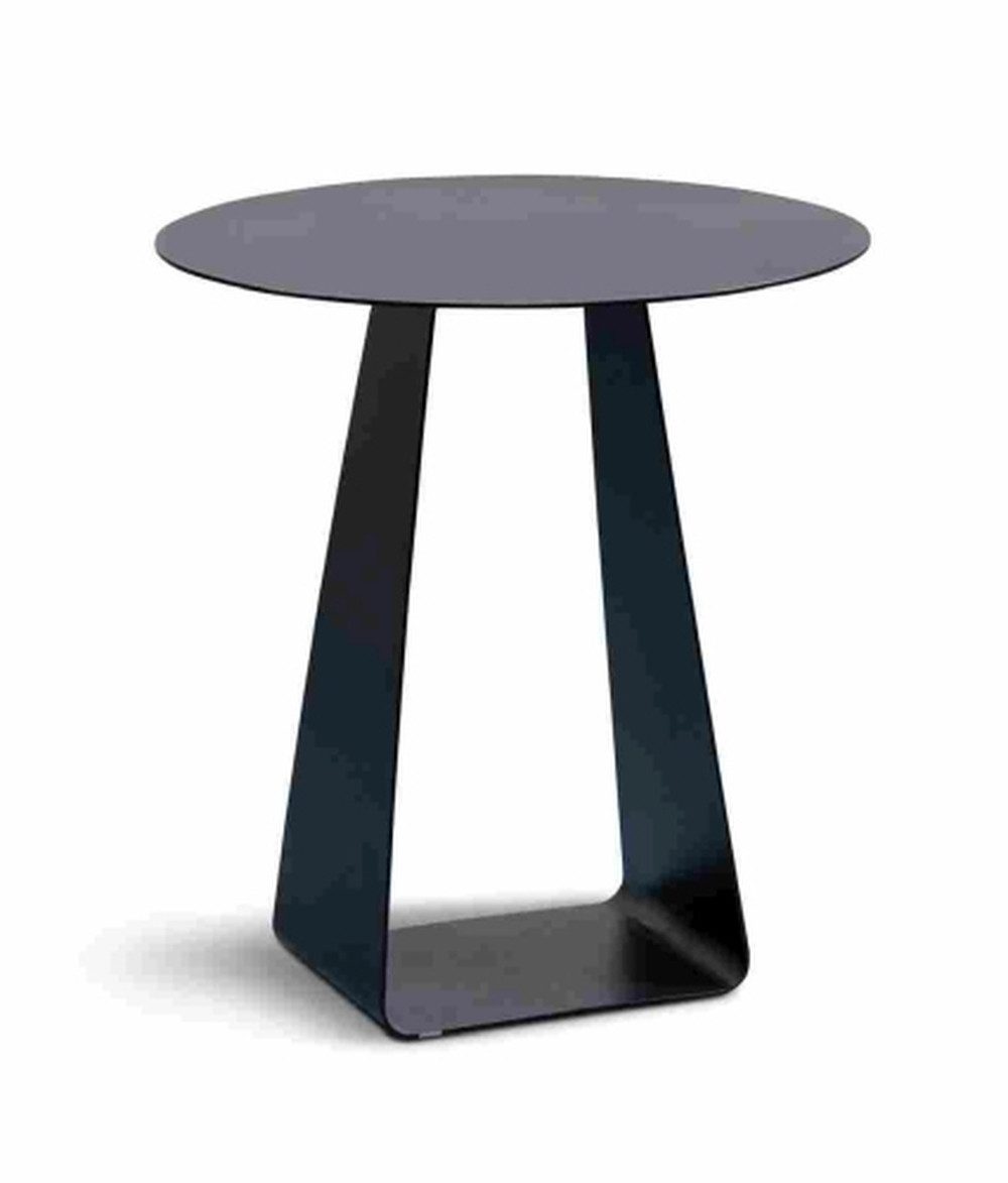 freiraum Couchtisch Freddy 3, Metall, pulverbeschichtet, in schwarz - 50x45 (HxD)