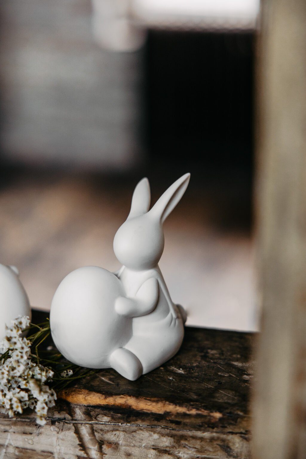 Storefactory Osterhase Häschen Dekoration, handmade, matte Keramik