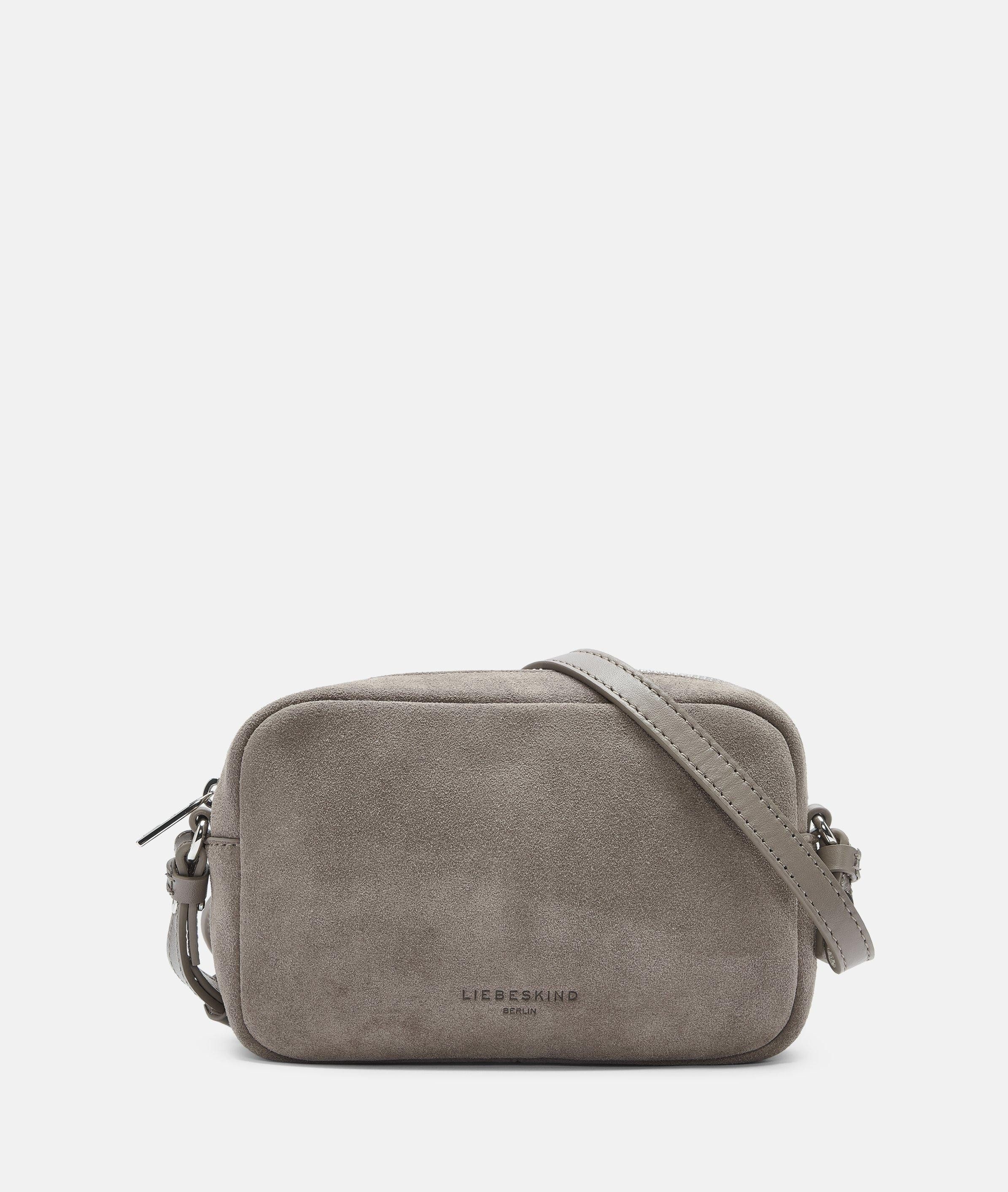 Liebeskind Berlin Umhängetasche Crossbody, Kleine Umhängetasche aus Veloursleder