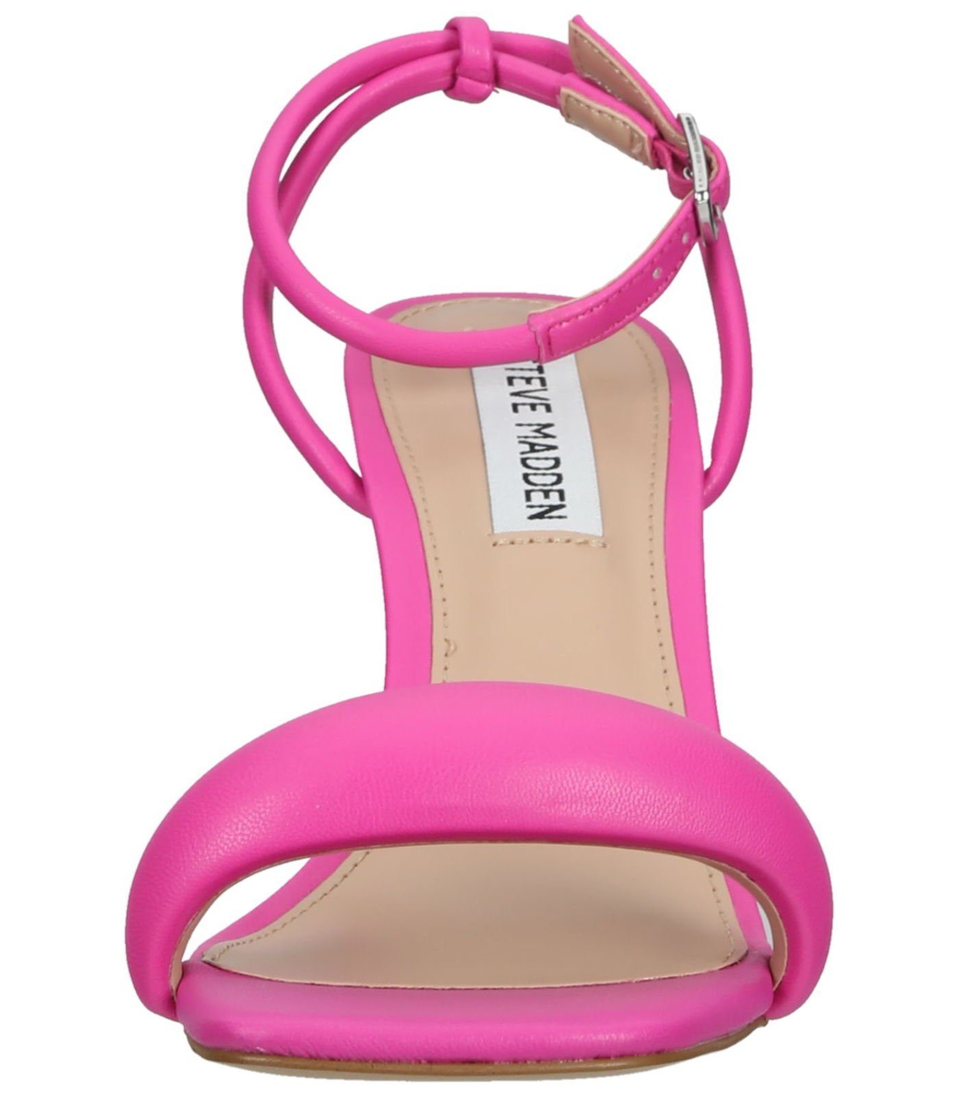 STEVE MADDEN Sandalen Lederimitat Neon Pink High-Heel-Sandalette