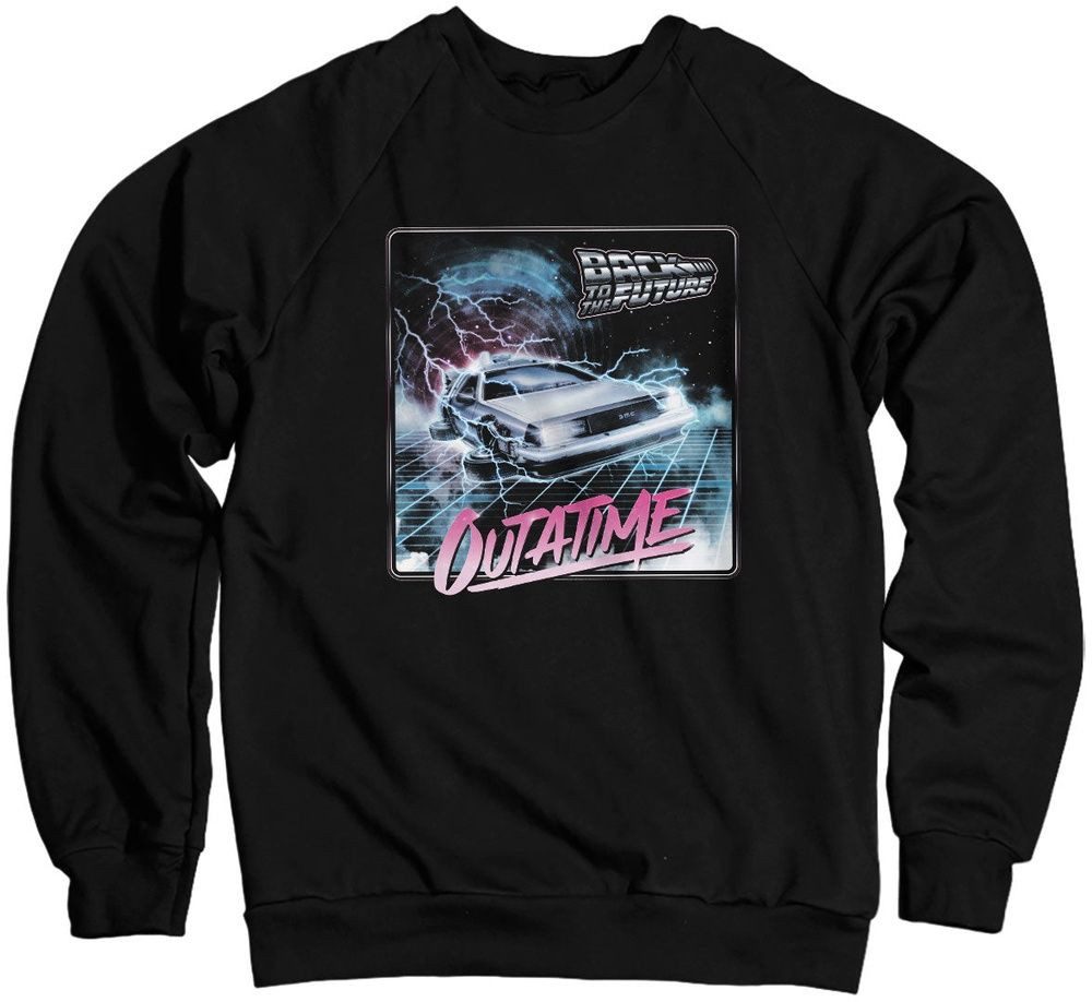 Back to the Future Rundhalspullover Back To The Future - 80's Outatime Sweatshirt