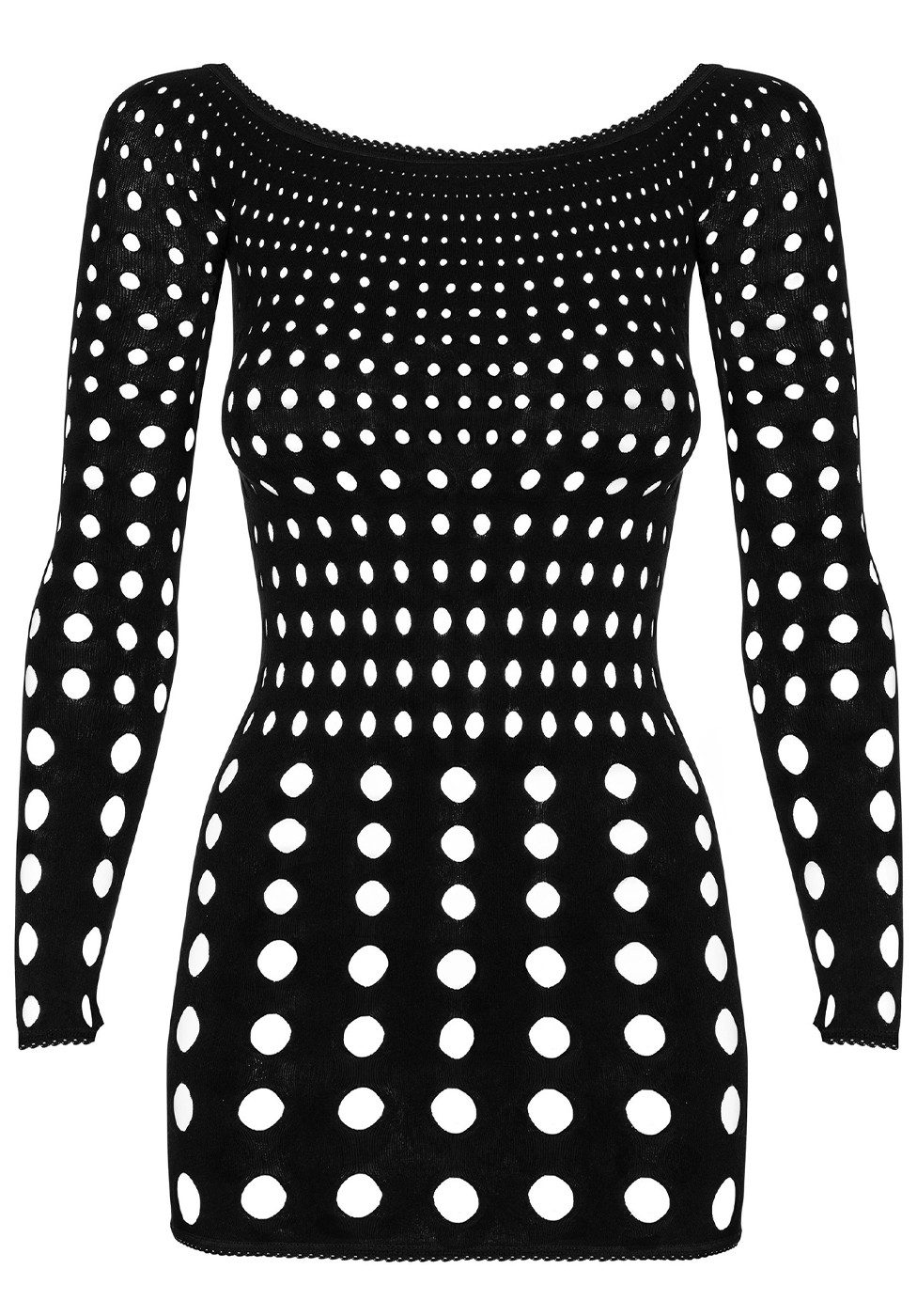 Obsessive Netzkleid Rocker Dress Kleid Netz-Kleid Mini-Kleid - schwarz (1-tlg) elastisch