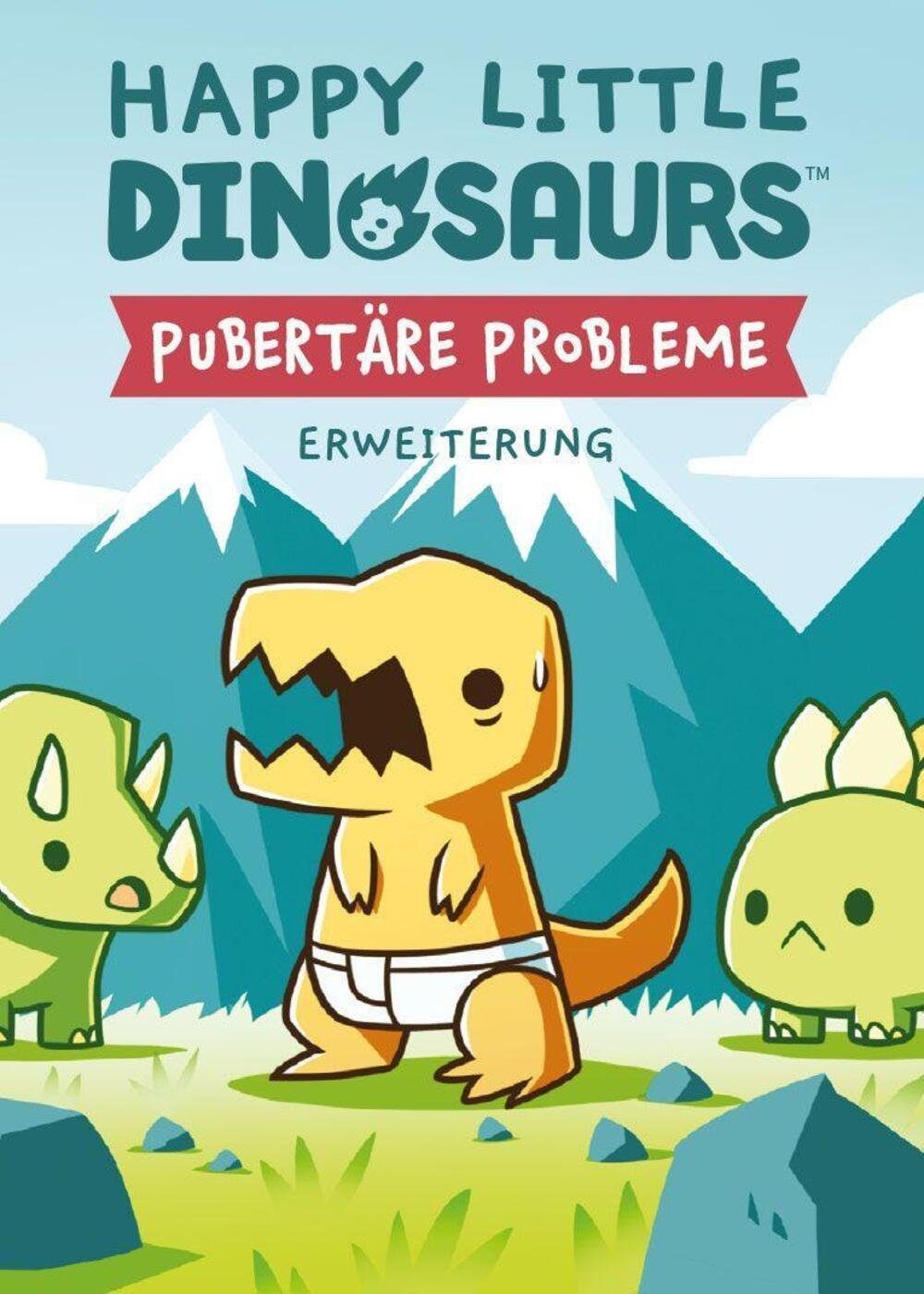 Asmodee Spiel, Happy Little Dinosaurs - Pubertäre Probleme. Erweiterung