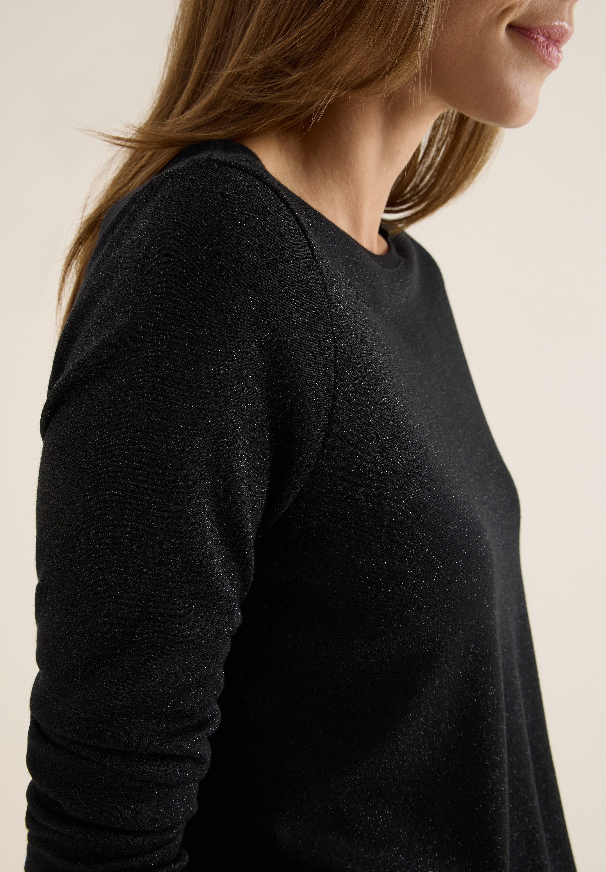 CECIL Langarmshirt im Glitzer-Look günstig online kaufen