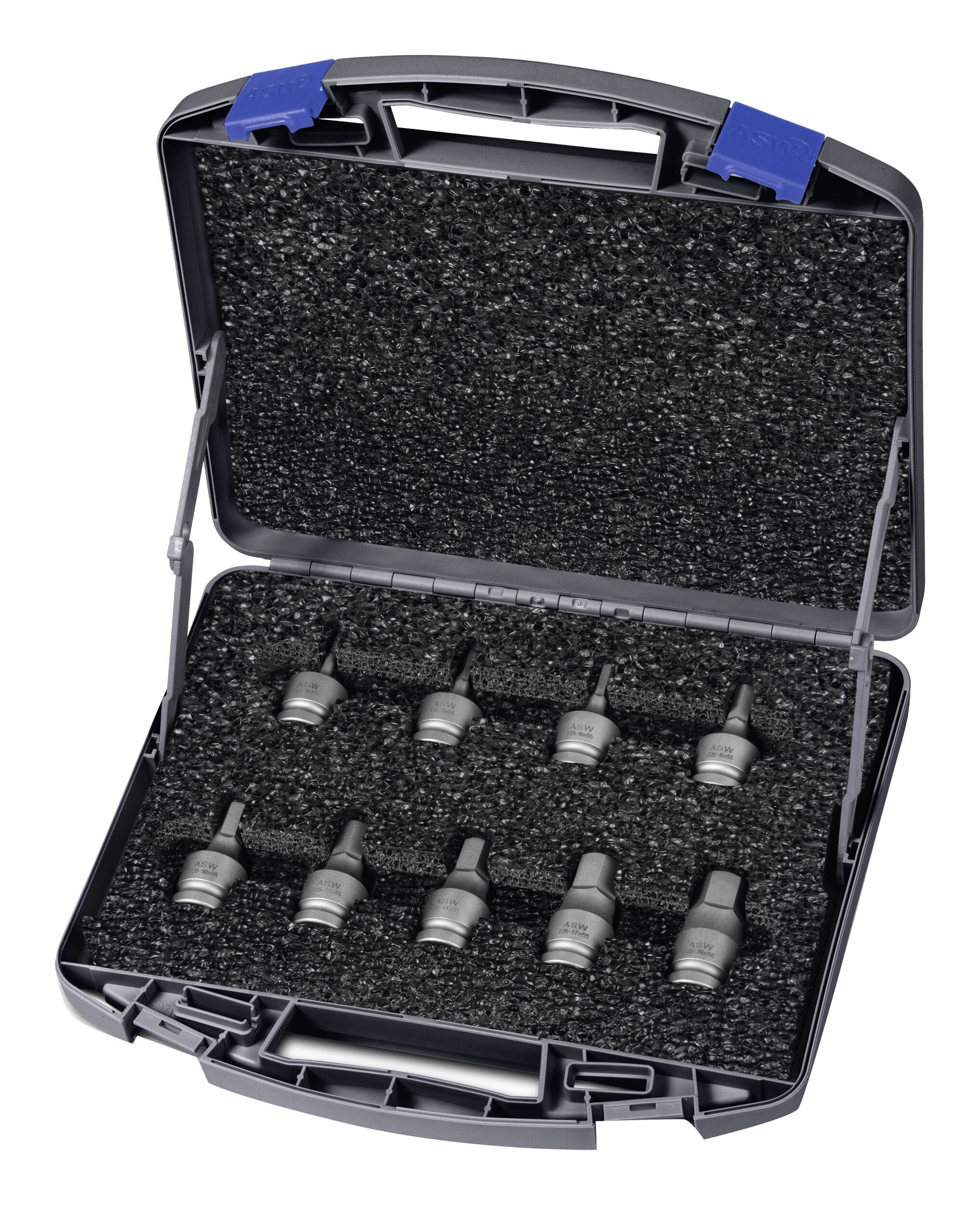 ASW Steckschlüssel (9 St), KraftSatz 1/2"