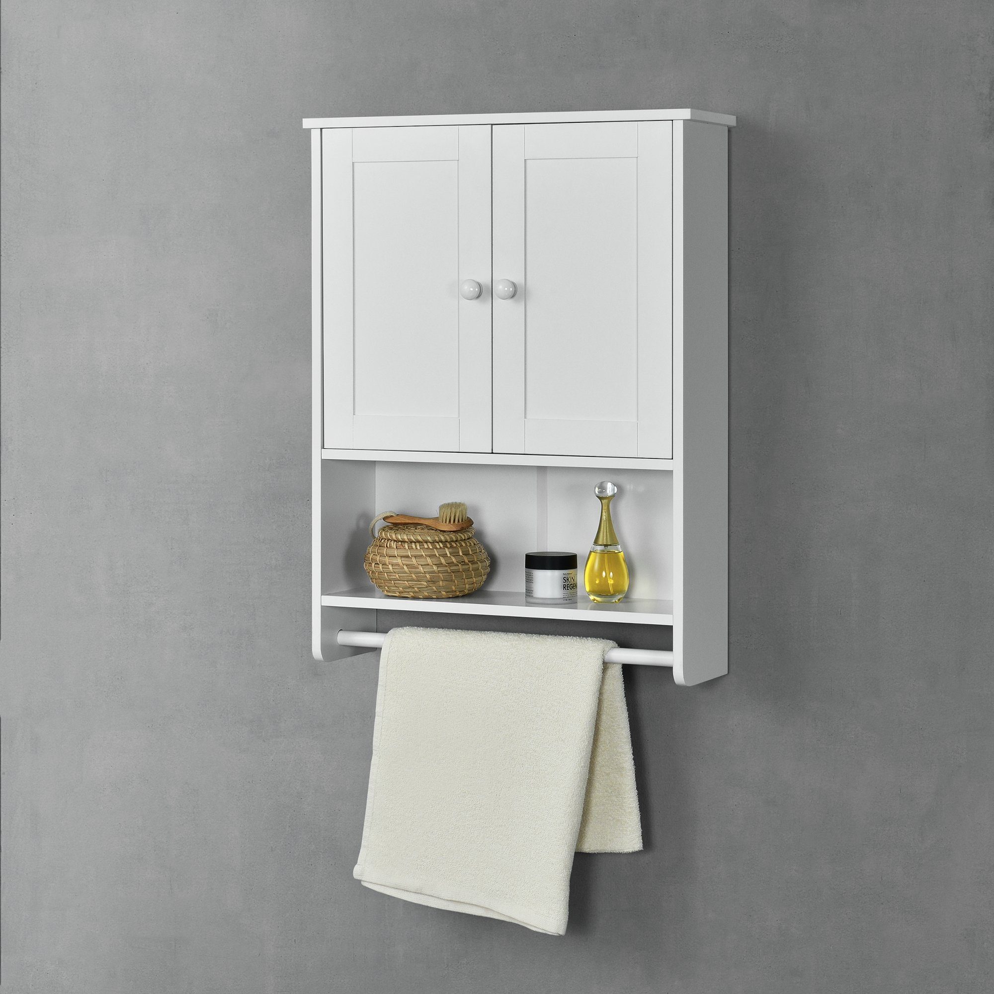 en.casa Hängeschrank »Steyr« Badschrank 65x49x15cm mit günstig online kaufen