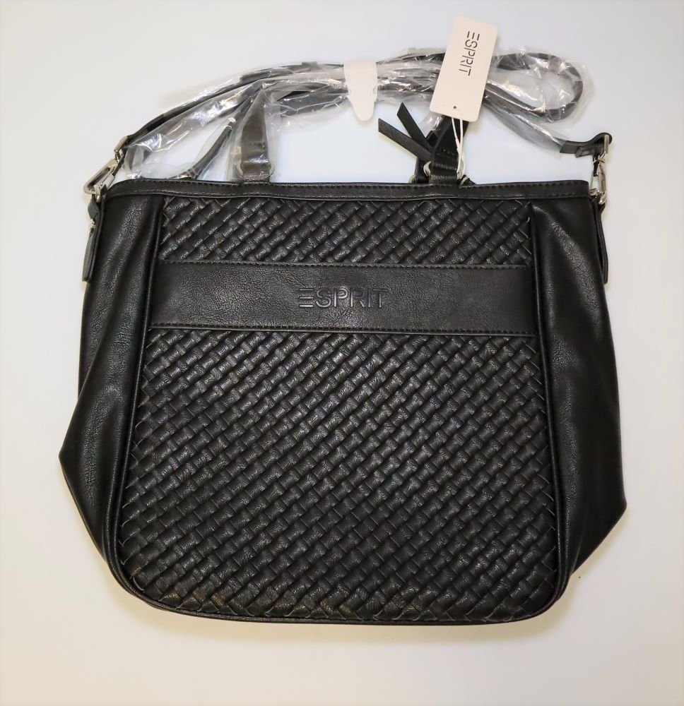 Esprit Handtasche ESPRIT Accessoires Damen 051EA1O308 Shopper, 001/BLACK,  1SIZE