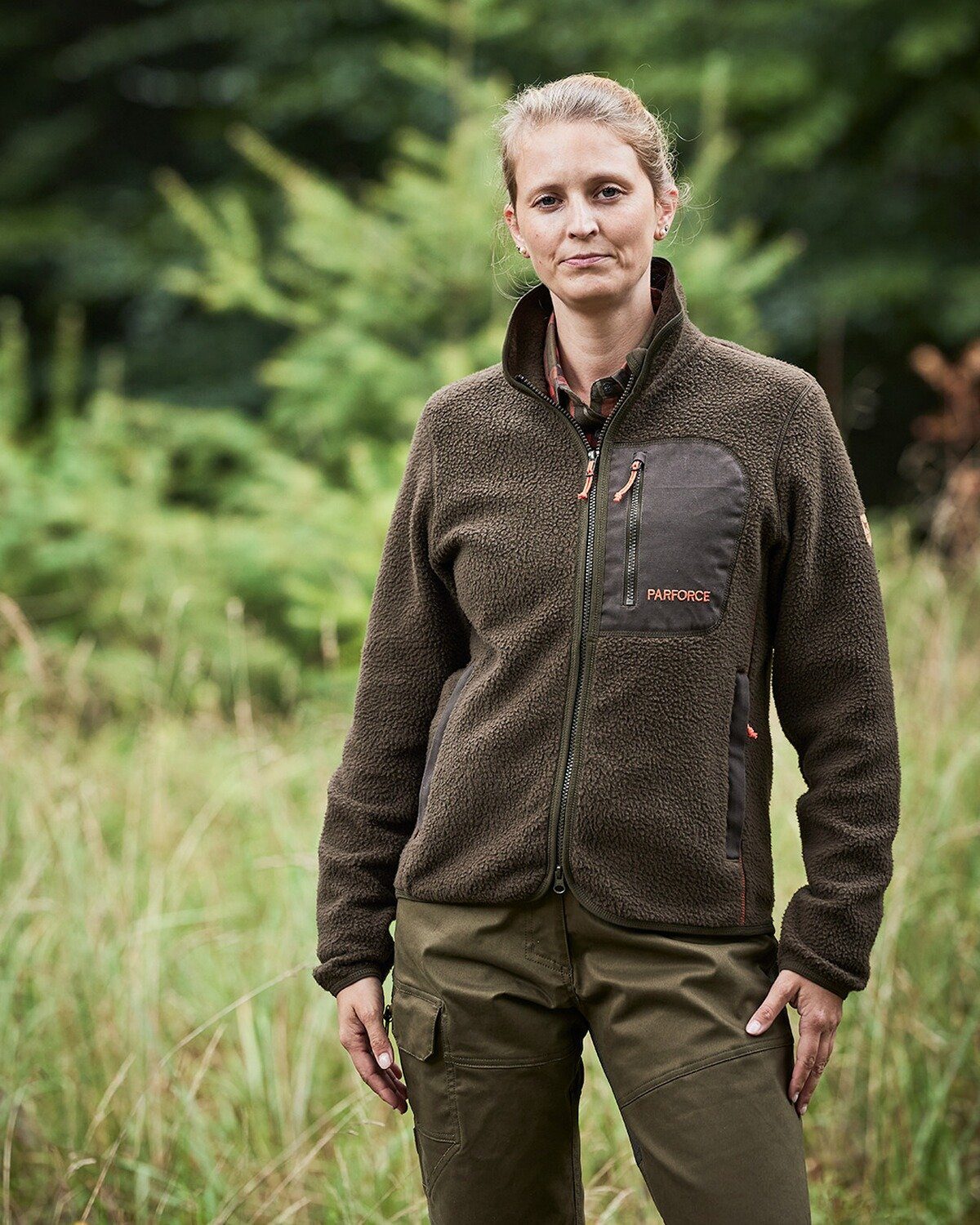 Parforce Essential Fleecejacke Damen Fleecejacke Performance Sherpa