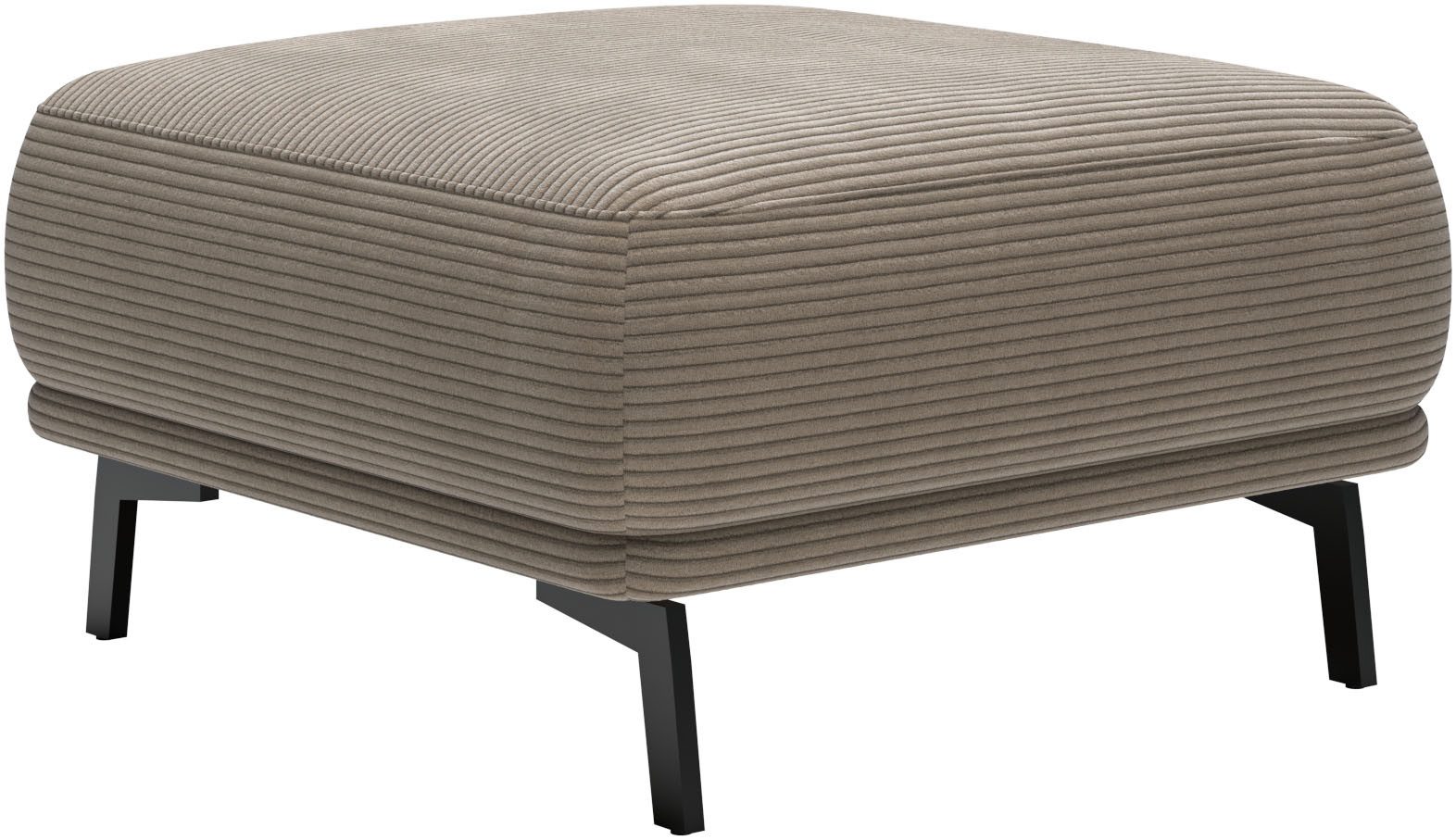 SCHÖNER WOHNEN-Kollektion Polsterhocker Tossa, smarte Ergänzung für dein Wohnzimmer, Breite 73 cm (1 St), Flexibler Komfort, edle Optik & saugroboterfreundlich