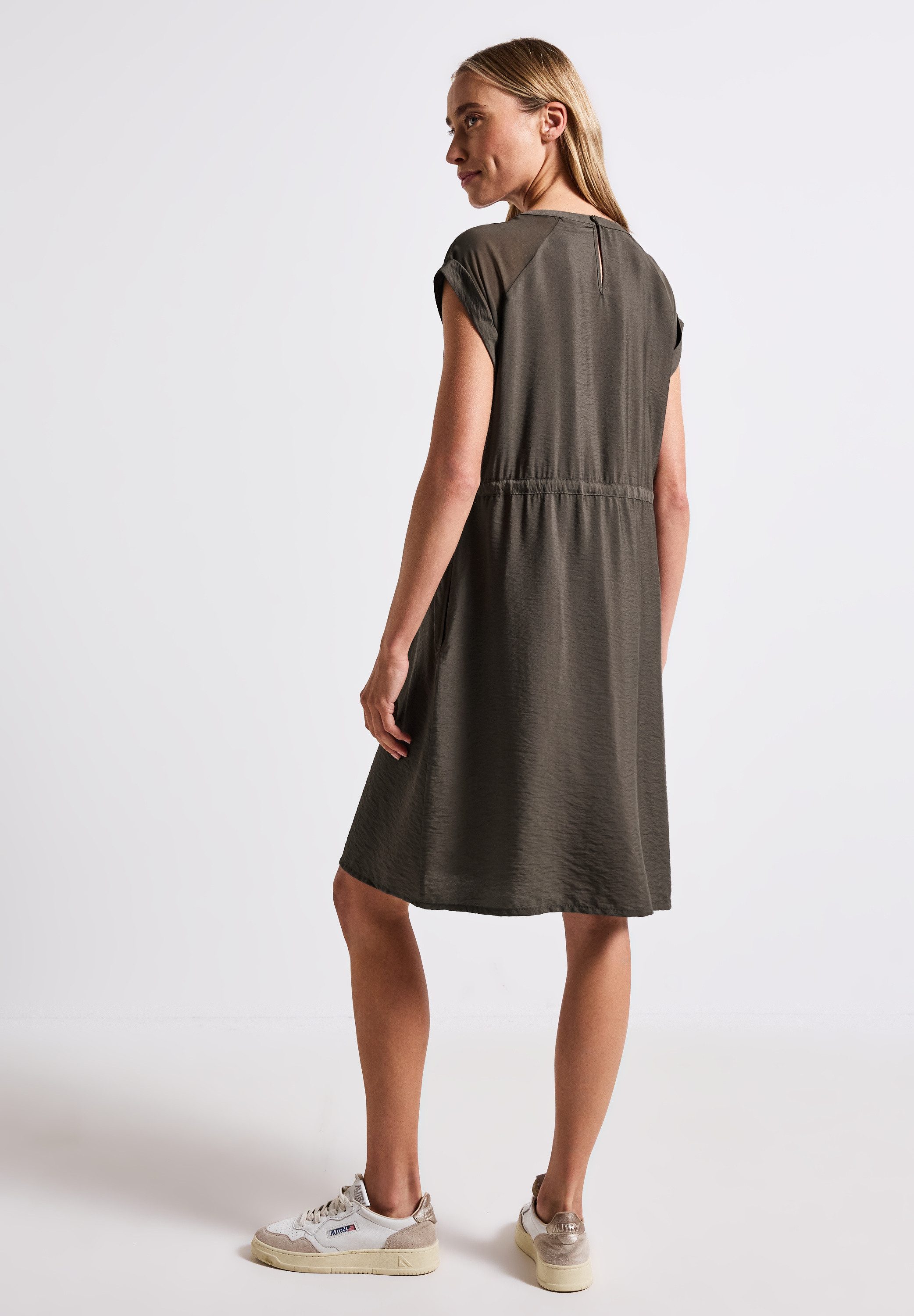 STREET ONE Shirtkleid, mit Mesh-Details günstig online kaufen