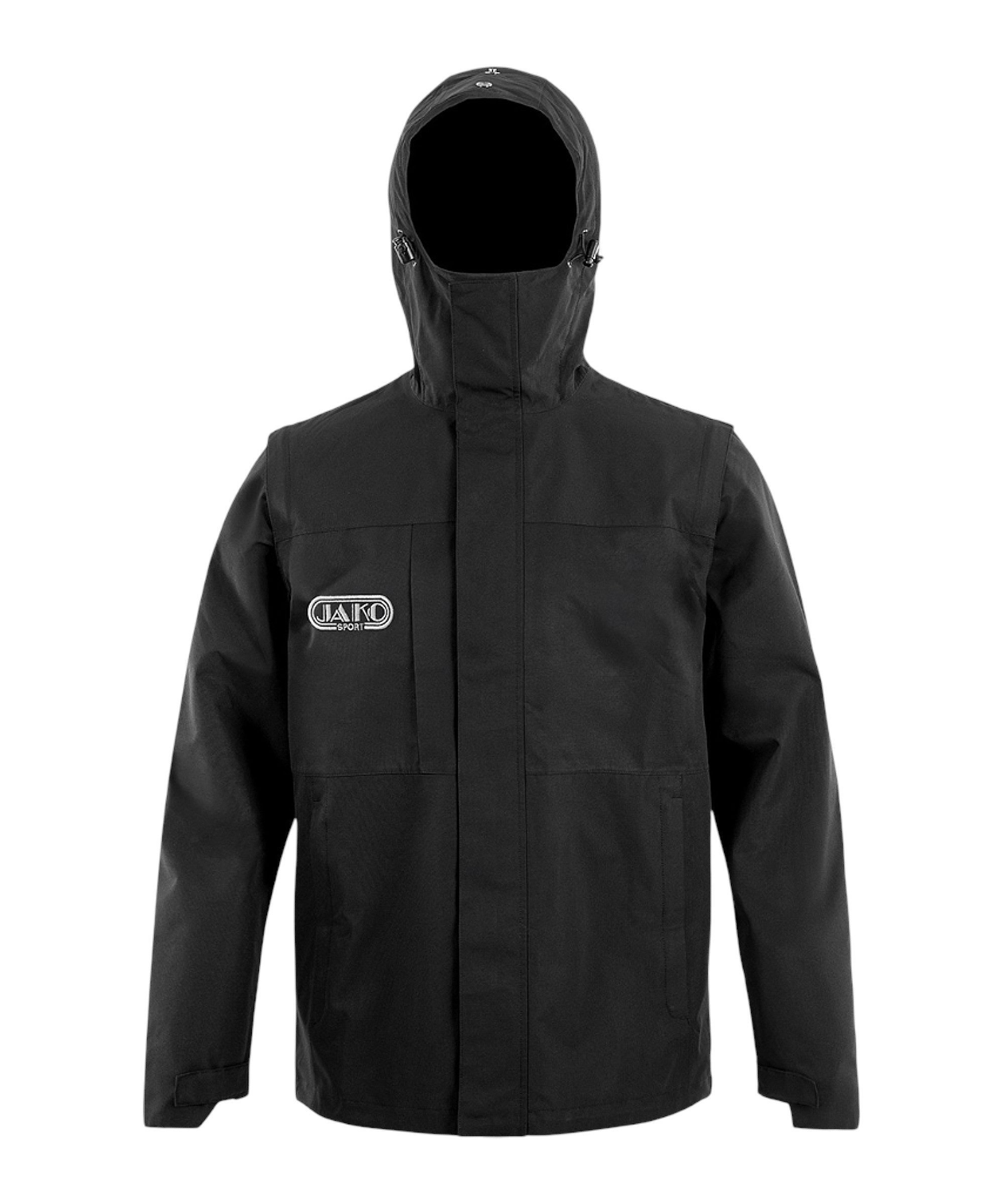 Jako Allwetterjacke 2in1 Wardrobe Jacke (1-St) Kapuze_Kordelzug