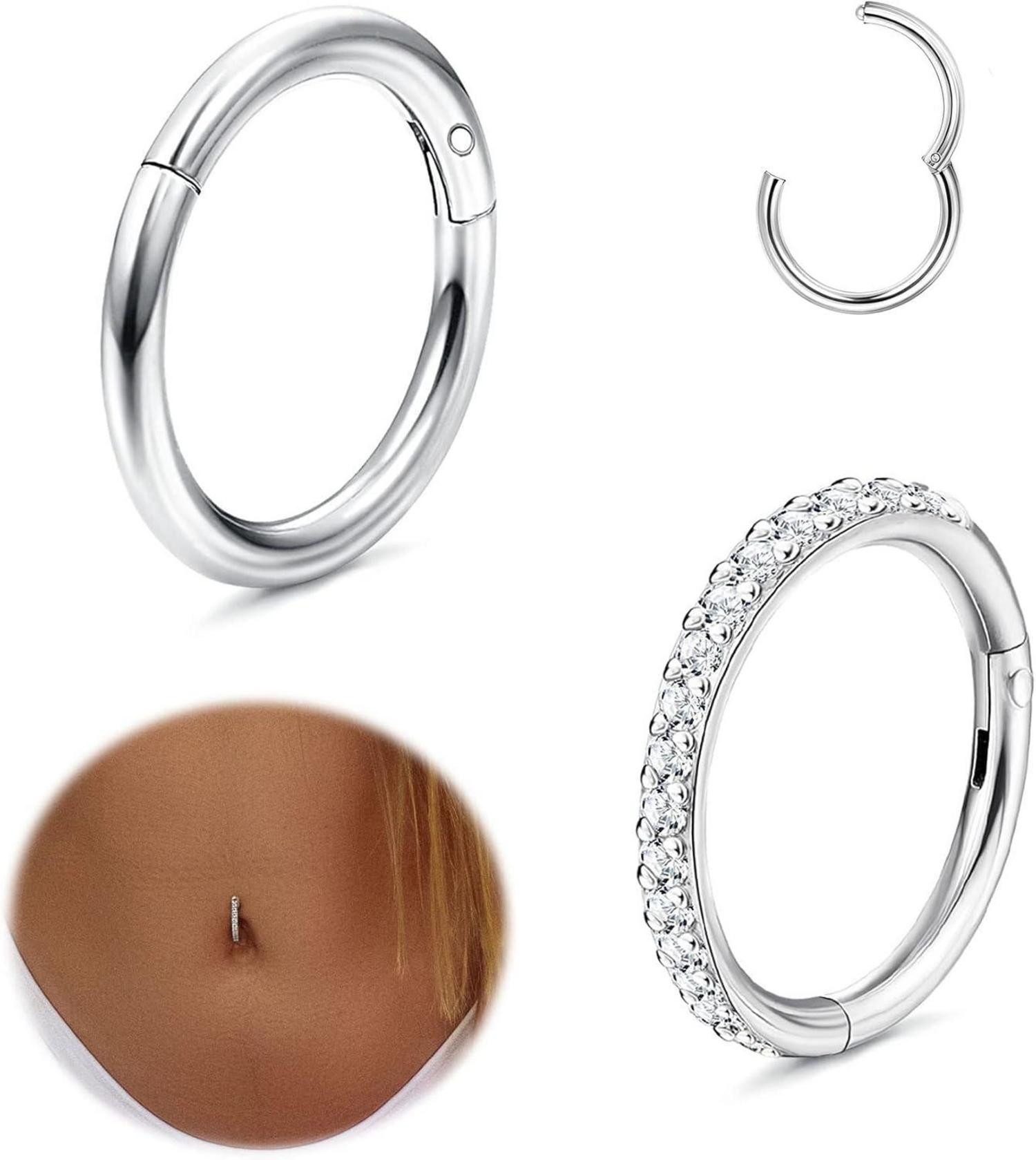 Diamday Bauchnabelpiercing 2pcs Bauchnabelpiercing Hoop Bananabell günstig online kaufen